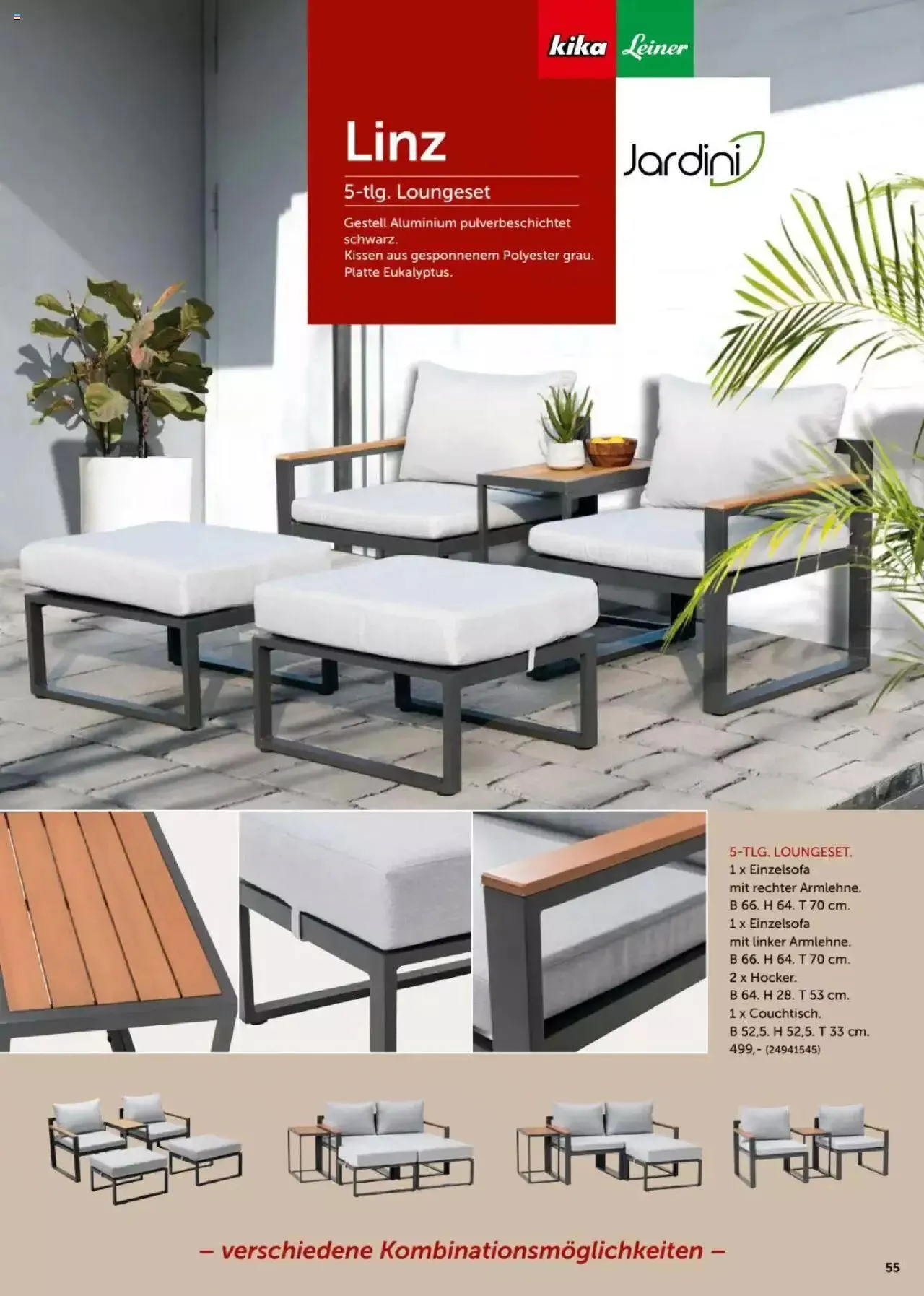 Leiner Garten Katalog 2024 von 4. März bis 30. September 2024 - Flugblätt seite 55