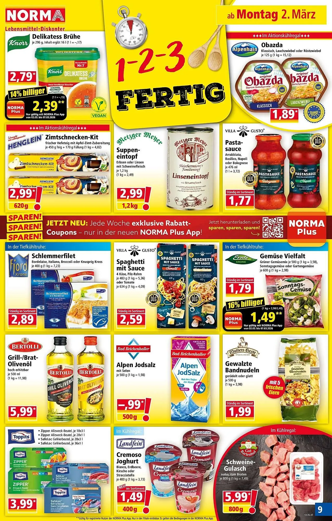 Norma Prospekt von 2. März bis 8. März 2026 - Flugblätt seite  9