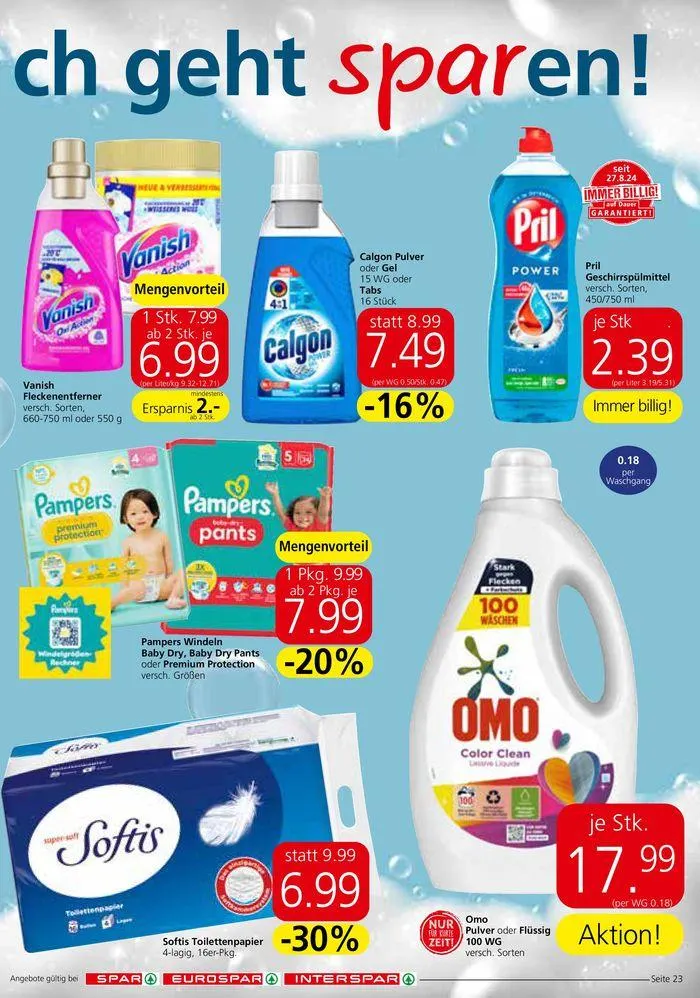 Unsere besten Schnäppchen von 18. September bis 2. Oktober 2024 - Flugblätt seite 23