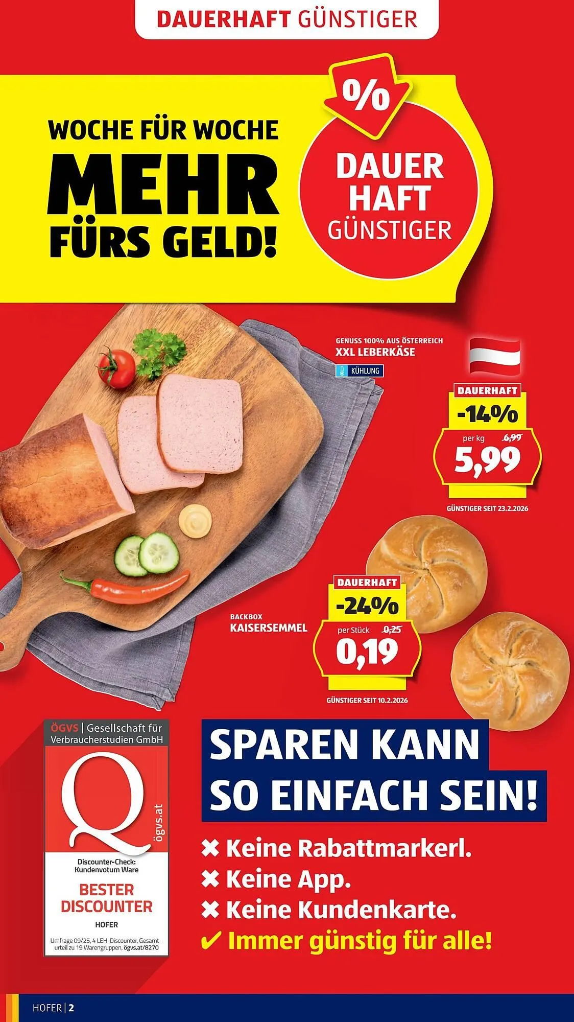 Hofer Flugblatt von 25. Februar bis 5. März 2026 - Flugblätt seite  4