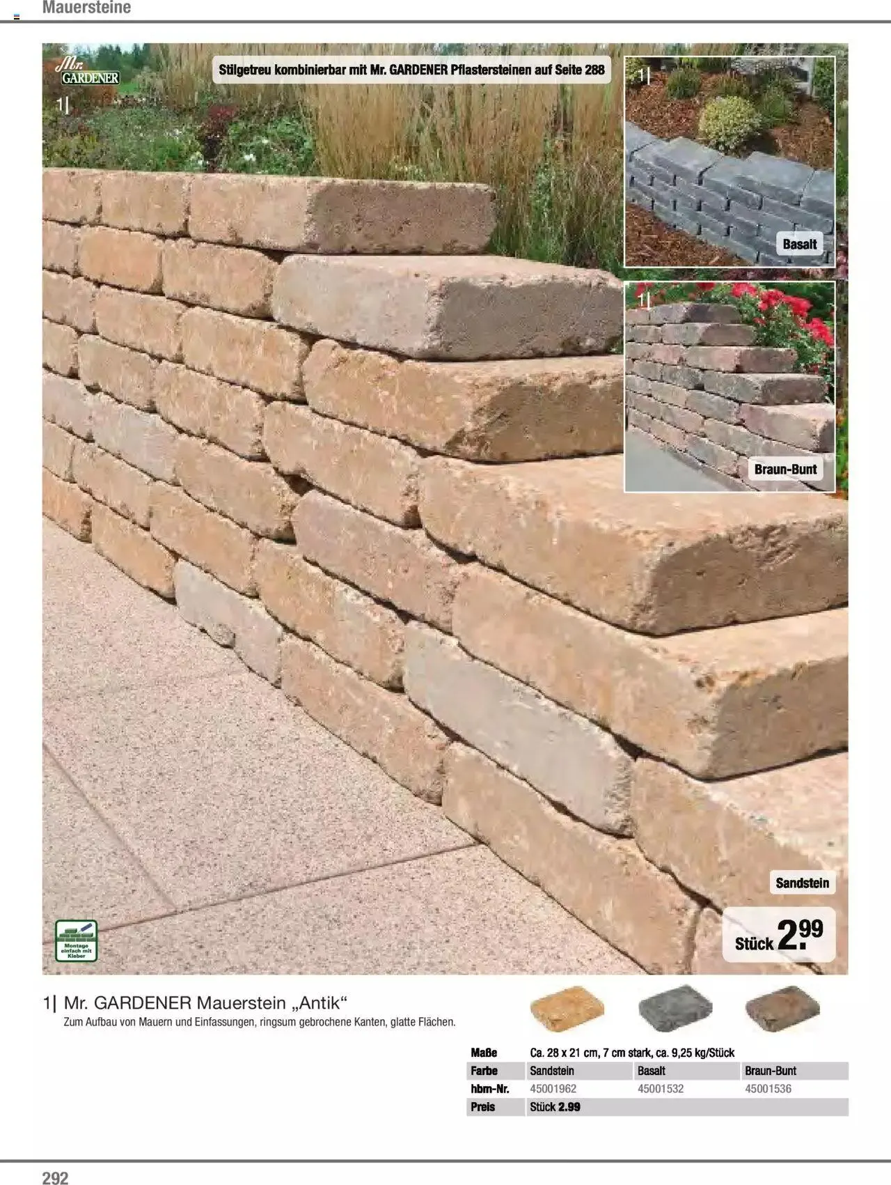 Hagebau Gartenjahr 2023 von 7. März bis 31. Dezember 2023 - Flugblätt seite 292