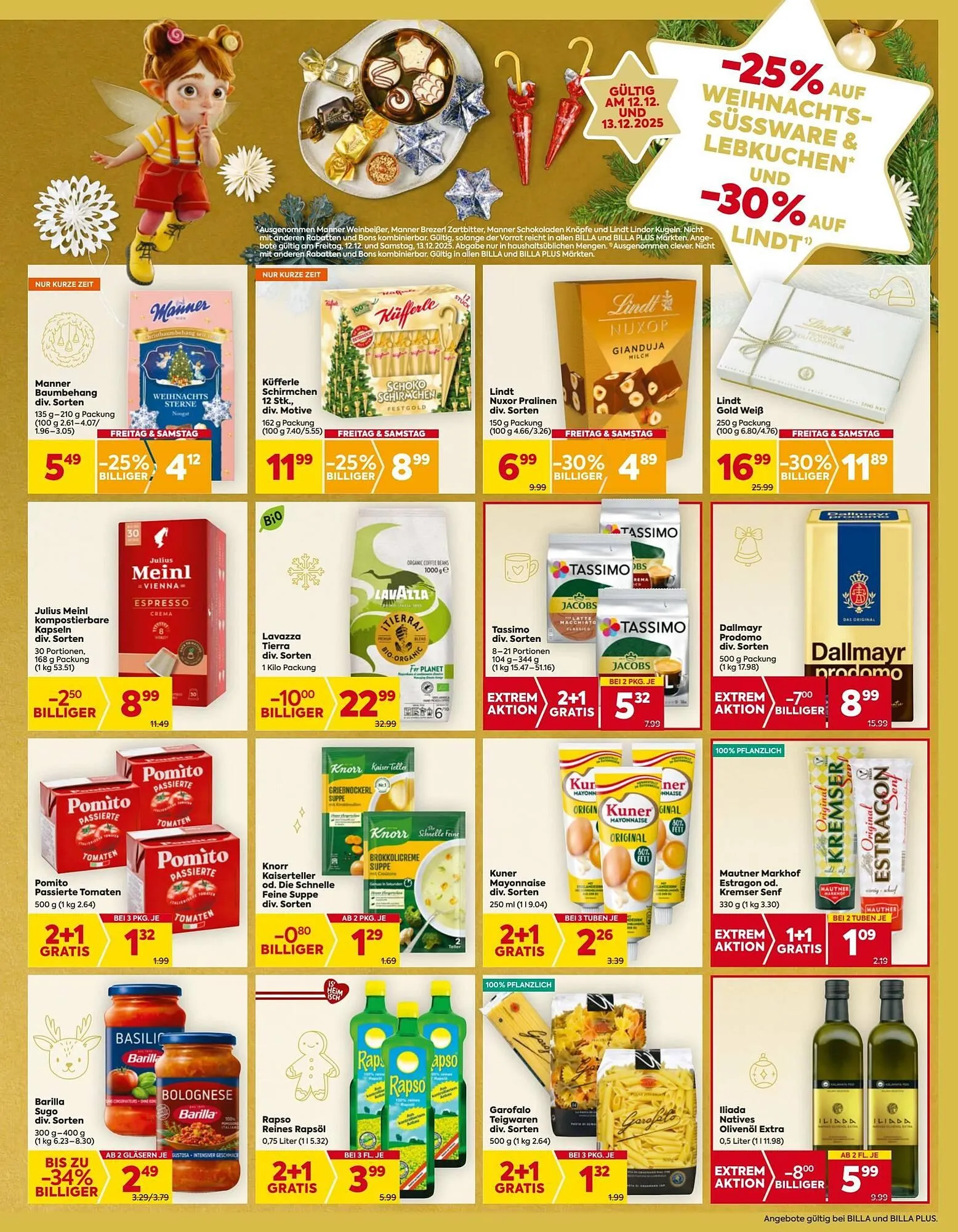 Billa Flugblatt von 11. Dezember bis 17. Dezember 2025 - Flugblätt seite  11