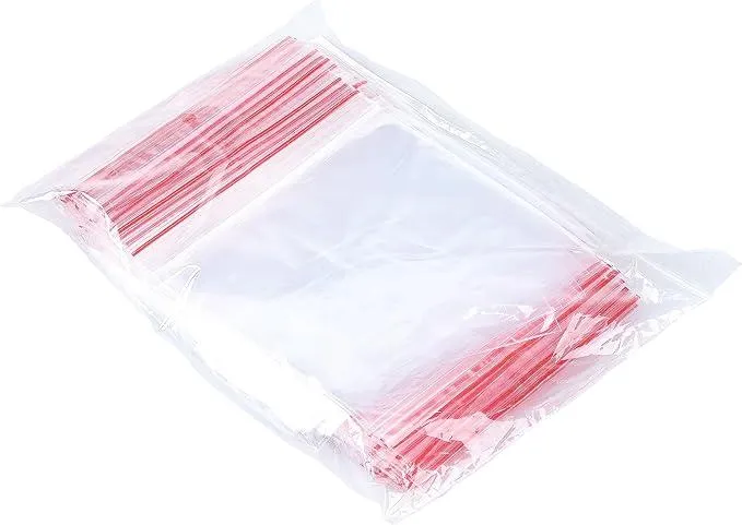 OFFICER PRODUCTS Zip Beutel Druckverschluss 4 x 6 cm / 100 Stück (1er Pack)/ Transparent Glasklar/Druckverschlussbeutel Zip Set/Zipper-Beutel/Polybeutel/aus Fester LDPE-Folie Lebensmittelecht