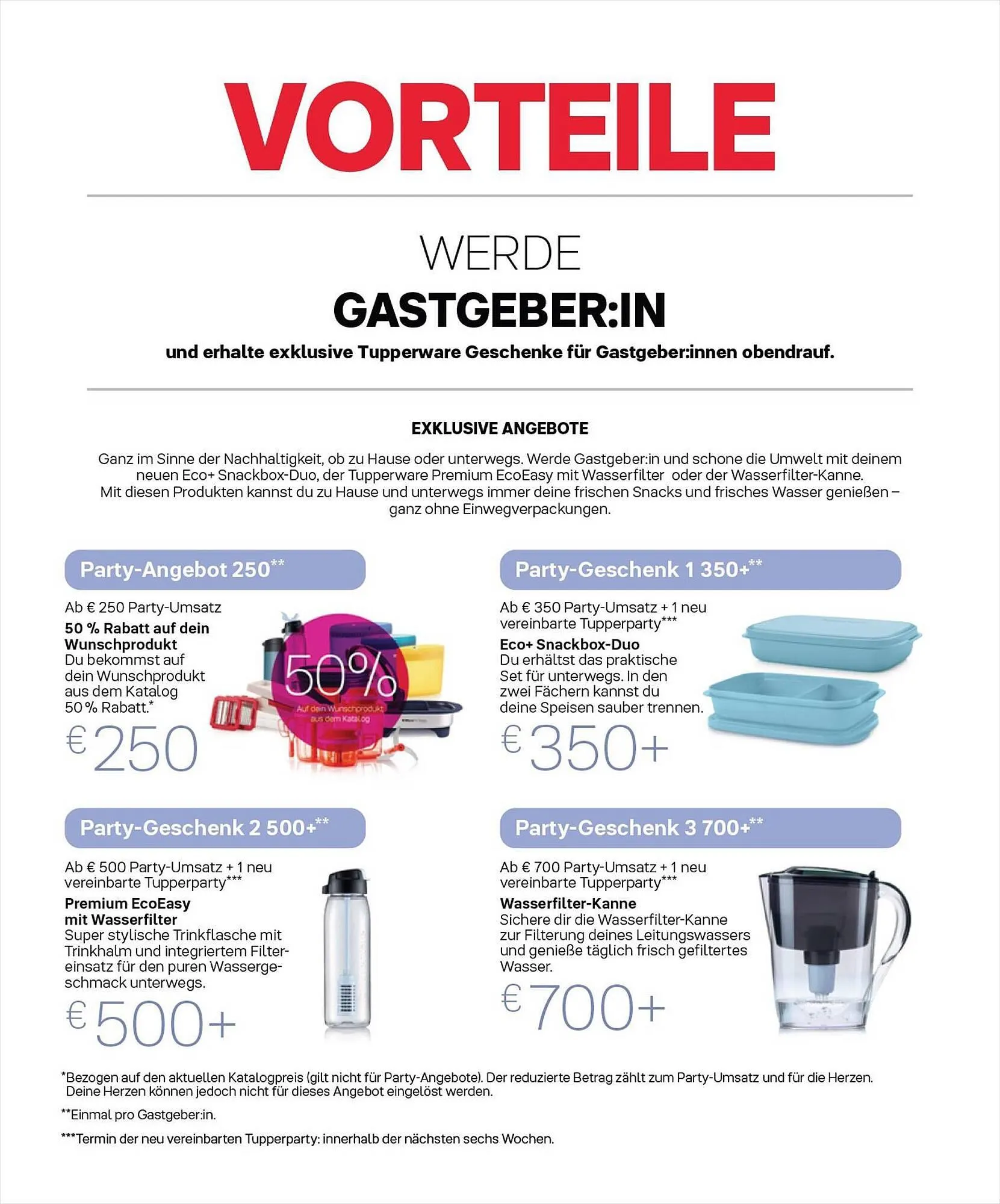 Tupperware Flugblatt von 1. September bis 29. Februar 2024 - Flugblätt seite 68