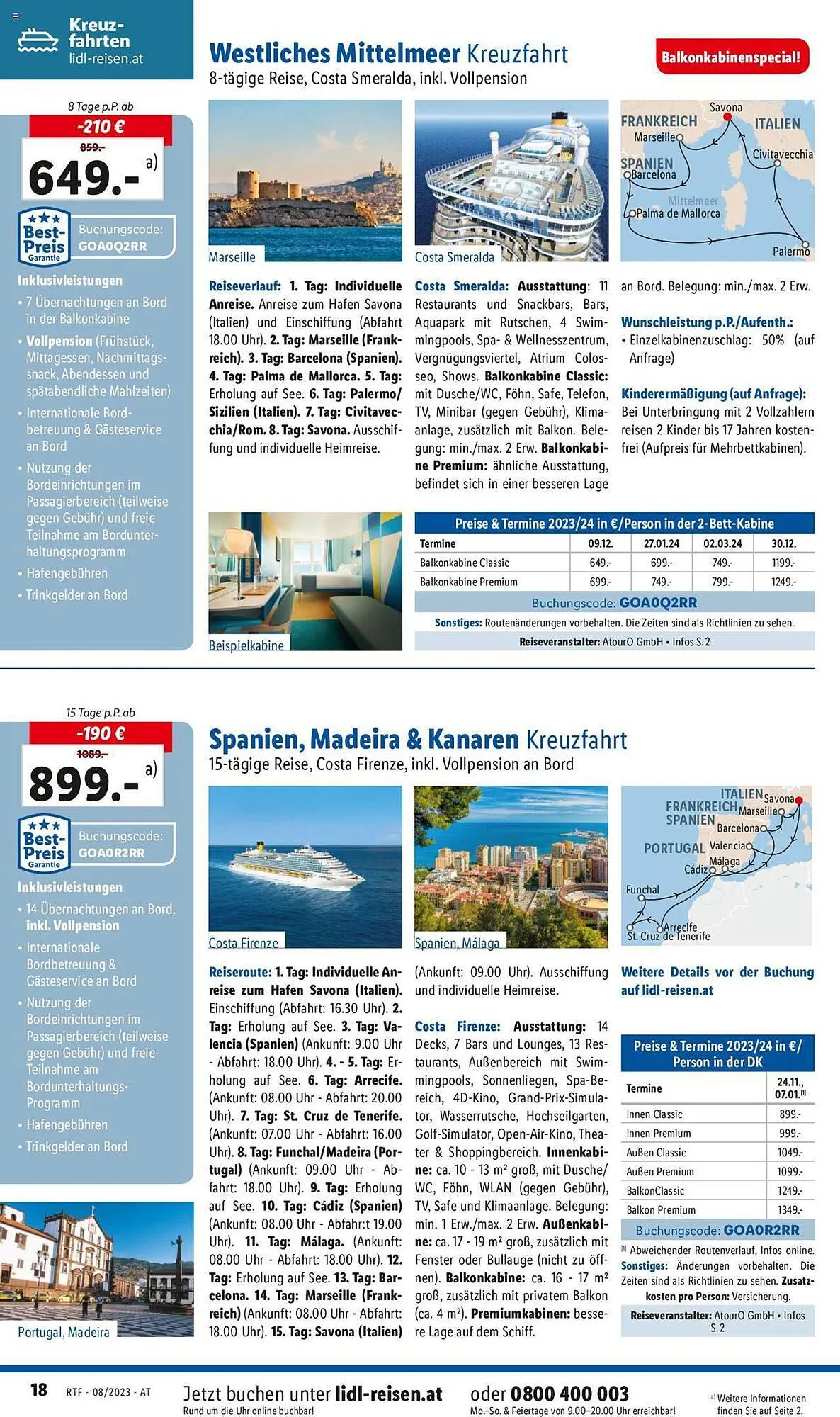 Lidl Flugblatt von 12. August bis 15. September 2023 - Flugblätt seite 18