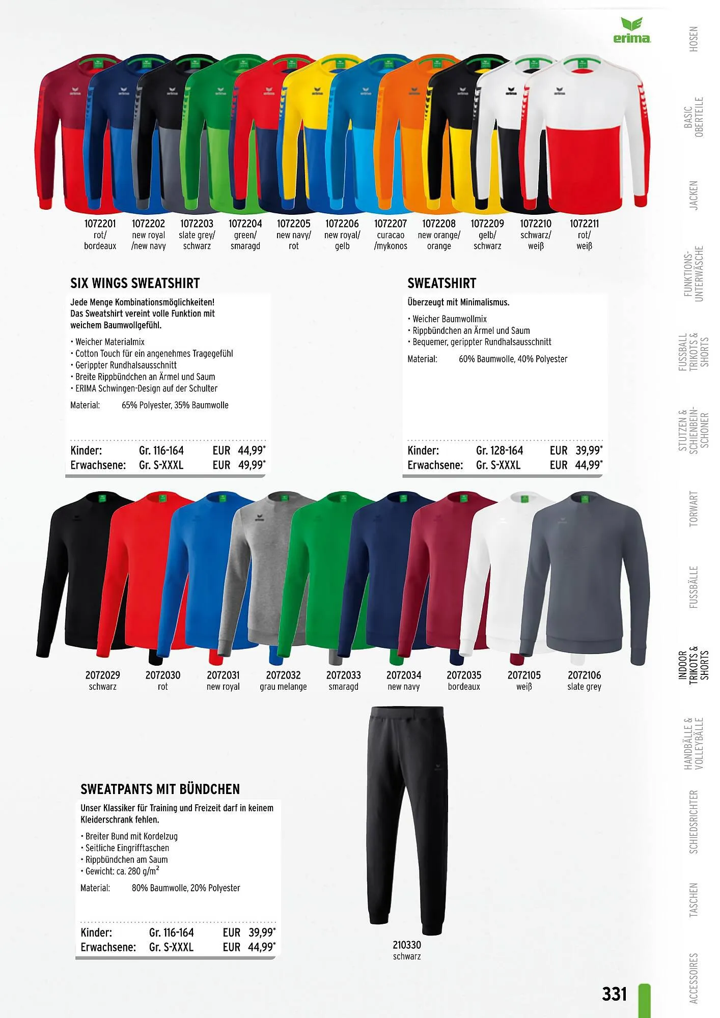 ERIMA Flugblatt von 2. Jänner bis 31. Dezember 2024 - Flugblätt seite  331