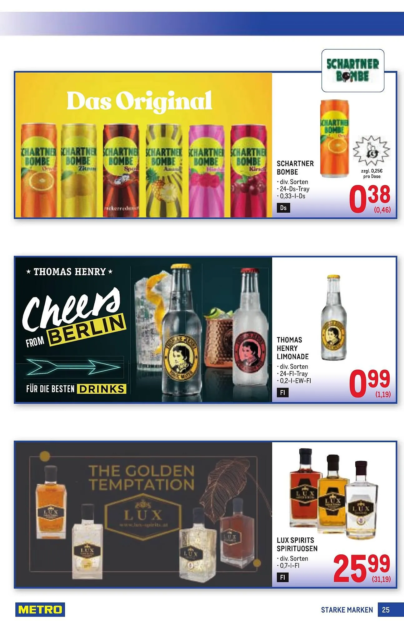 Metro Flugblatt von 11. Dezember bis 7. Jänner 2026 - Flugblätt seite  25