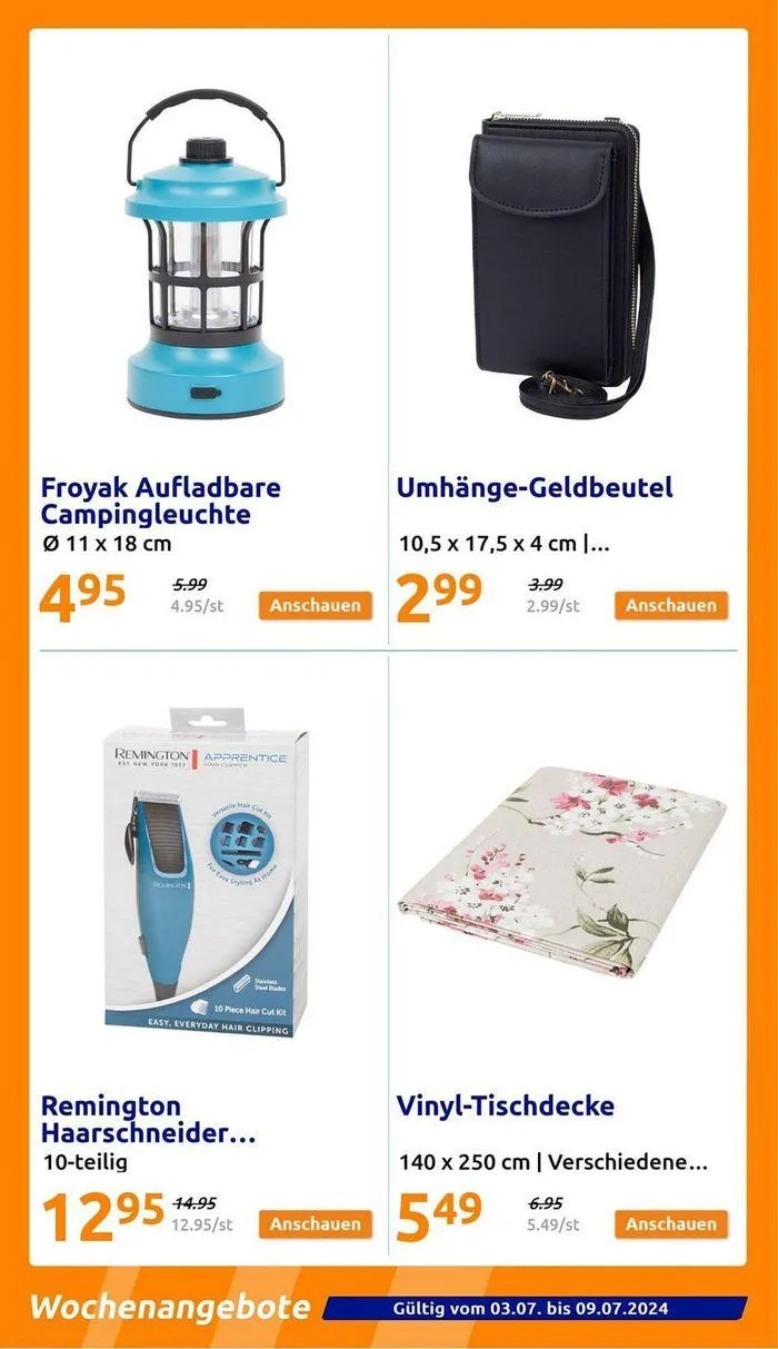 Action Flugblatt Bis 09.07.2024 von 4. Juli bis 18. Juli 2024 - Flugblätt seite 12