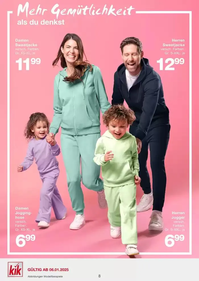 KiK Angebote von 30. Jänner bis 13. Februar 2025 - Flugblätt seite  8
