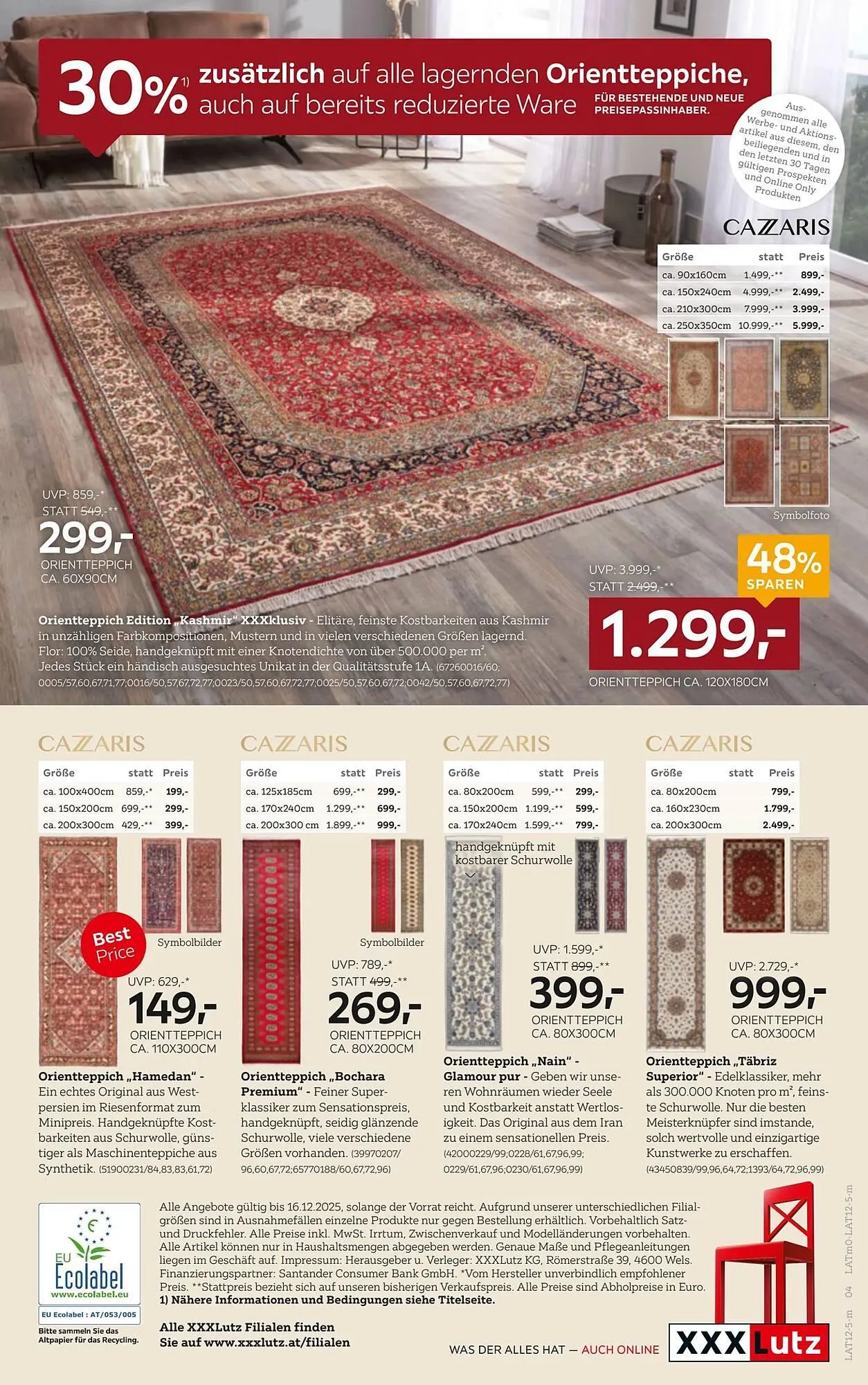 XXXLutz Prospekt von 2. Dezember bis 16. Dezember 2025 - Flugblätt seite  4