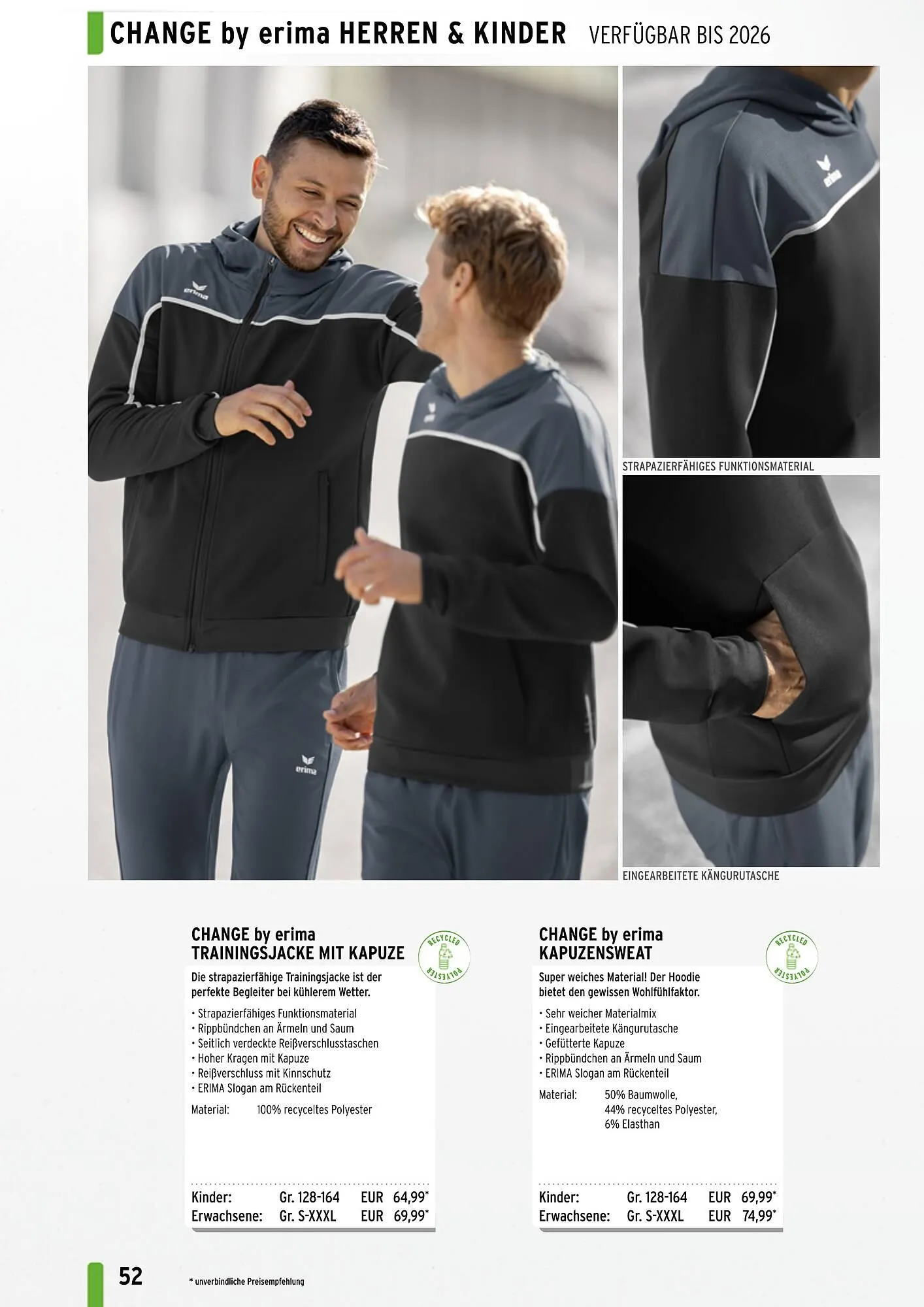 ERIMA Flugblatt von 2. Jänner bis 31. Dezember 2024 - Flugblätt seite  52