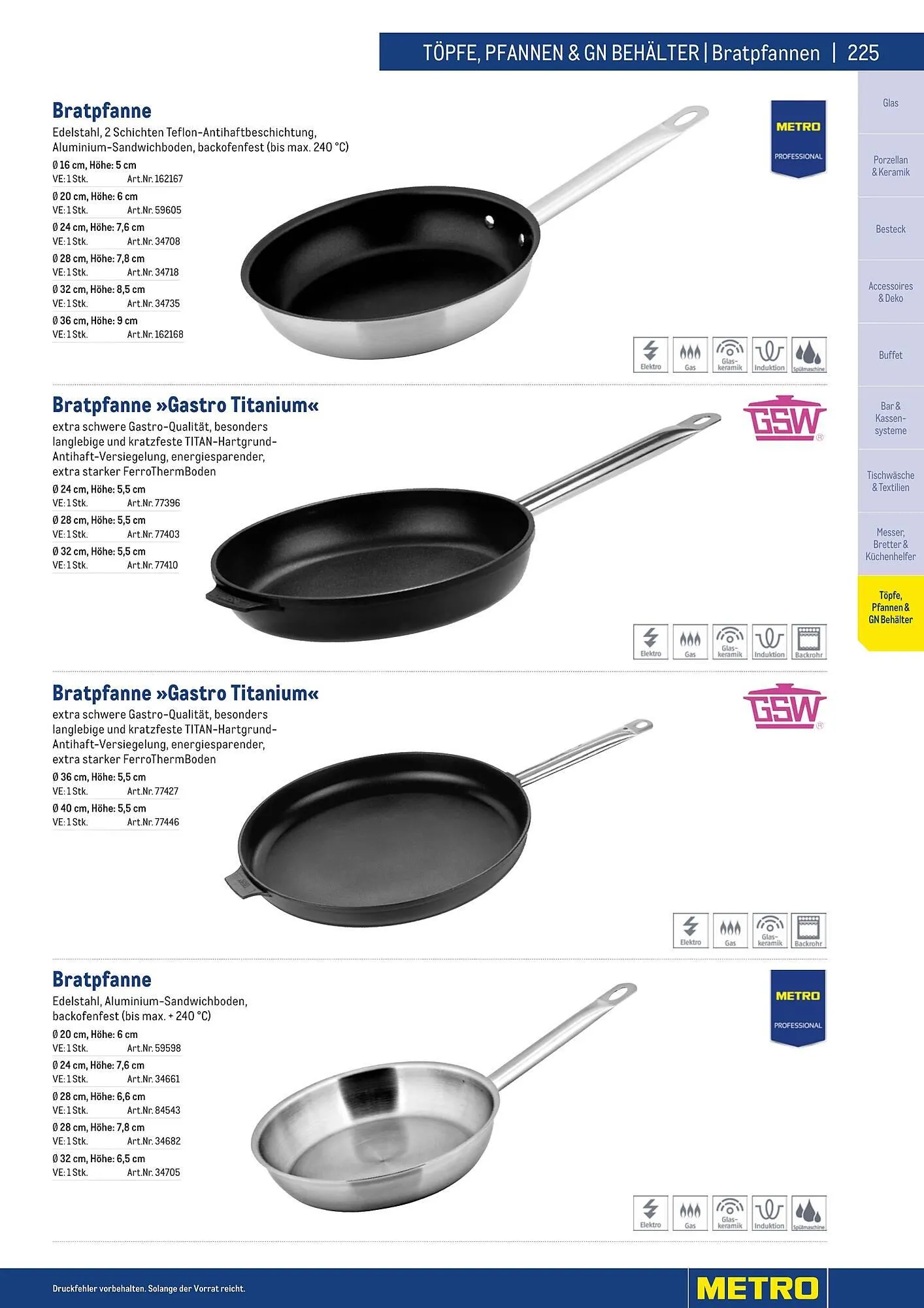 Metro Flugblatt von 25. März bis 31. Dezember 2026 - Flugblätt seite  225