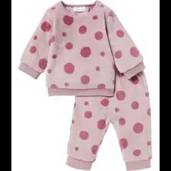 Newborn Fleecepullover + Fleecehose Teddykopf Baby, 2-tlg. Set