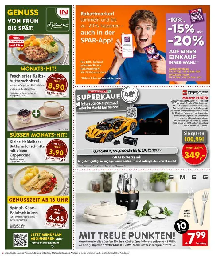 Interspar flugblatt von 3. September bis 17. September 2024 - Flugblätt seite 2