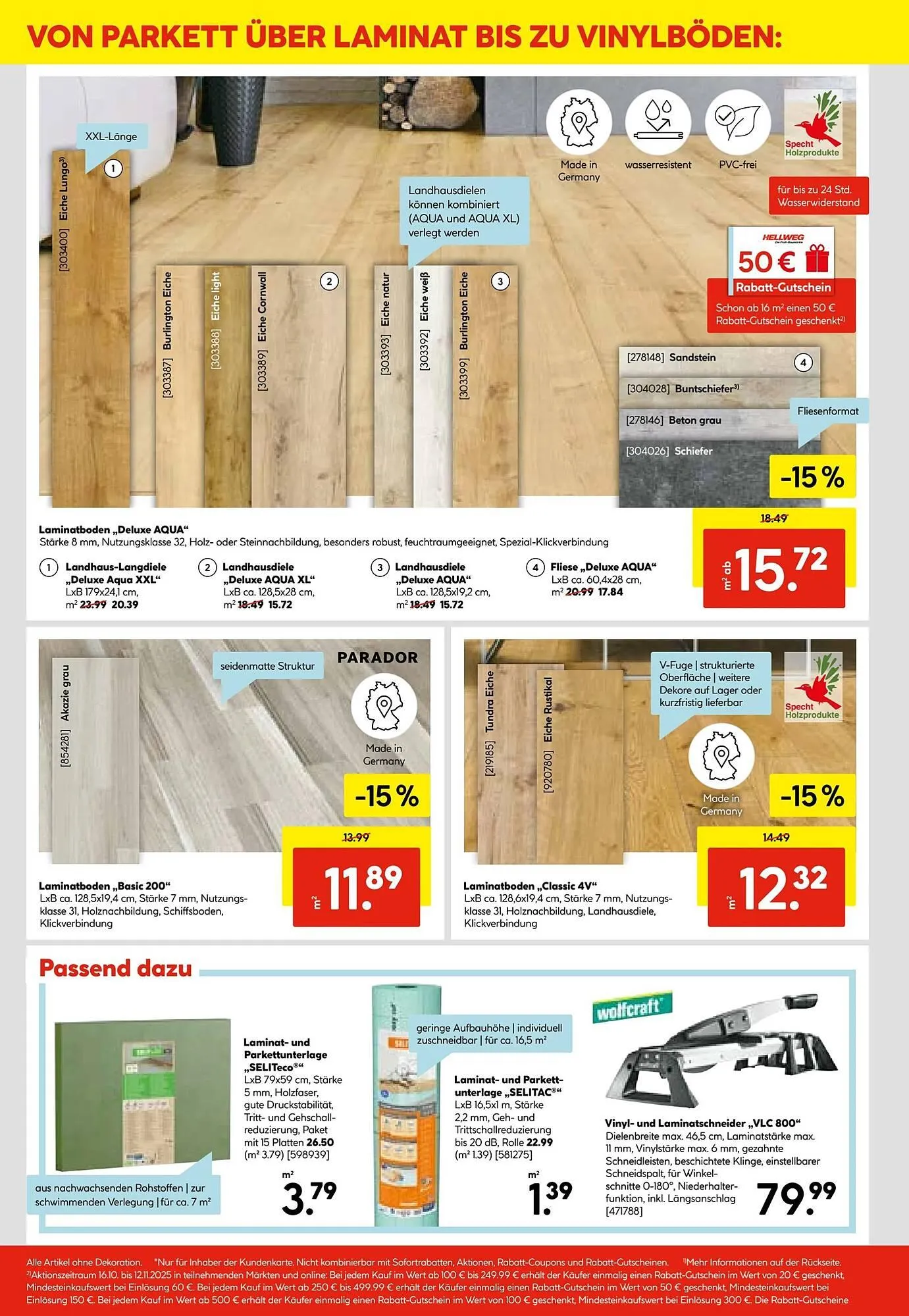 Hellweg Prospekt von 6. November bis 12. November 2025 - Flugblätt seite 10