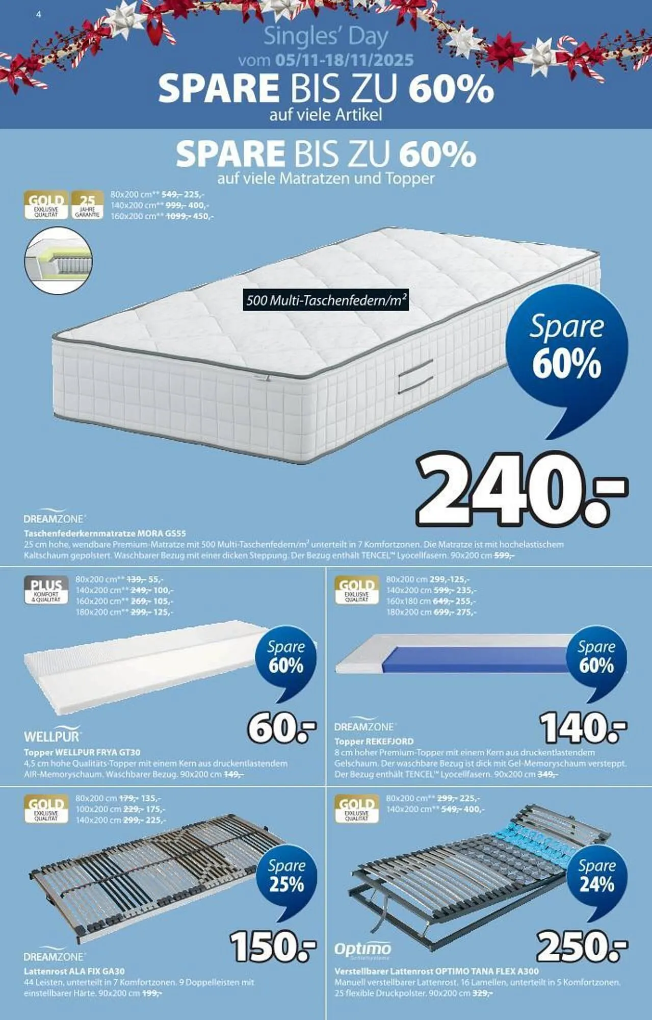 JYSK Flugblatt von 5. November bis 18. November 2025 - Flugblätt seite 4