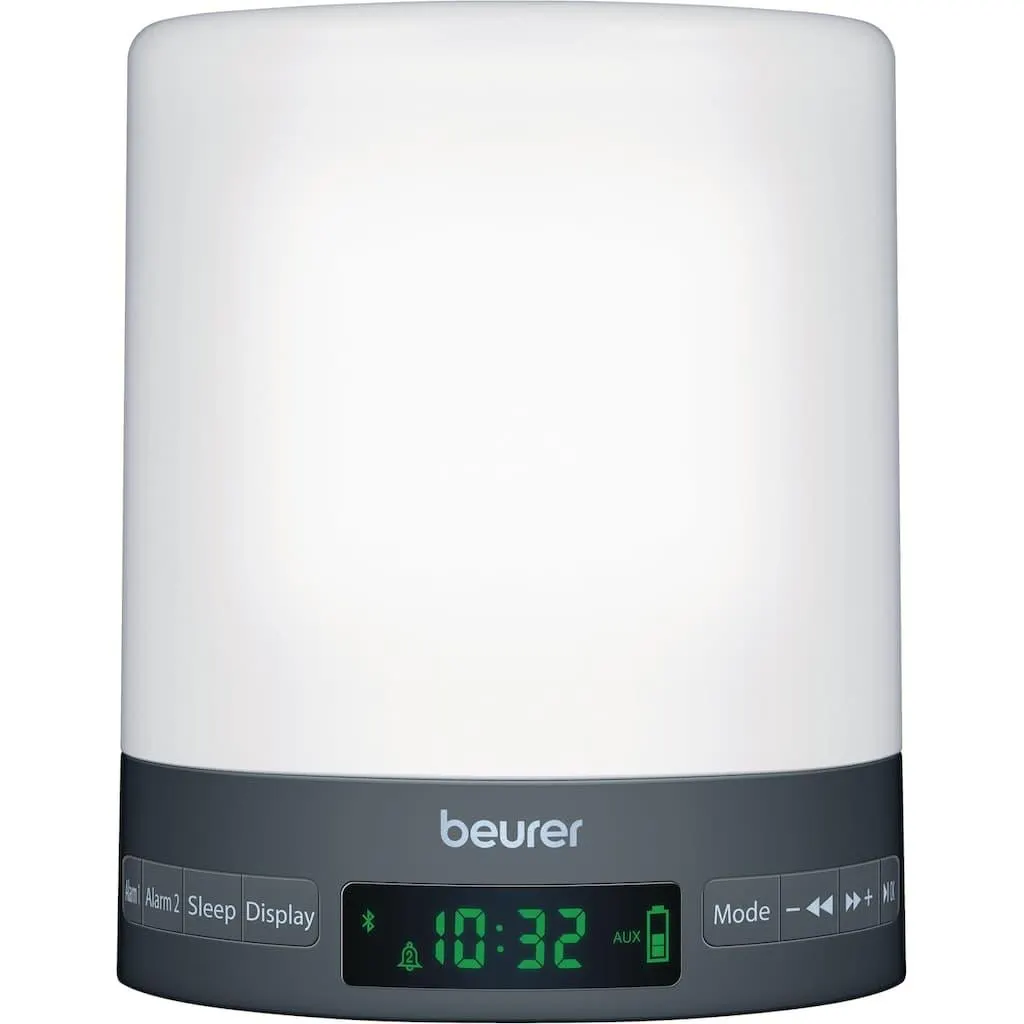 BEURER Tageslichtwecker »WL 50 Lichtwecker, simuliert den Sonnenaufgang für sanftes Aufwachen« Mit farbigem Stimmungslicht, mit Radiofunktion und optionalem Weckton