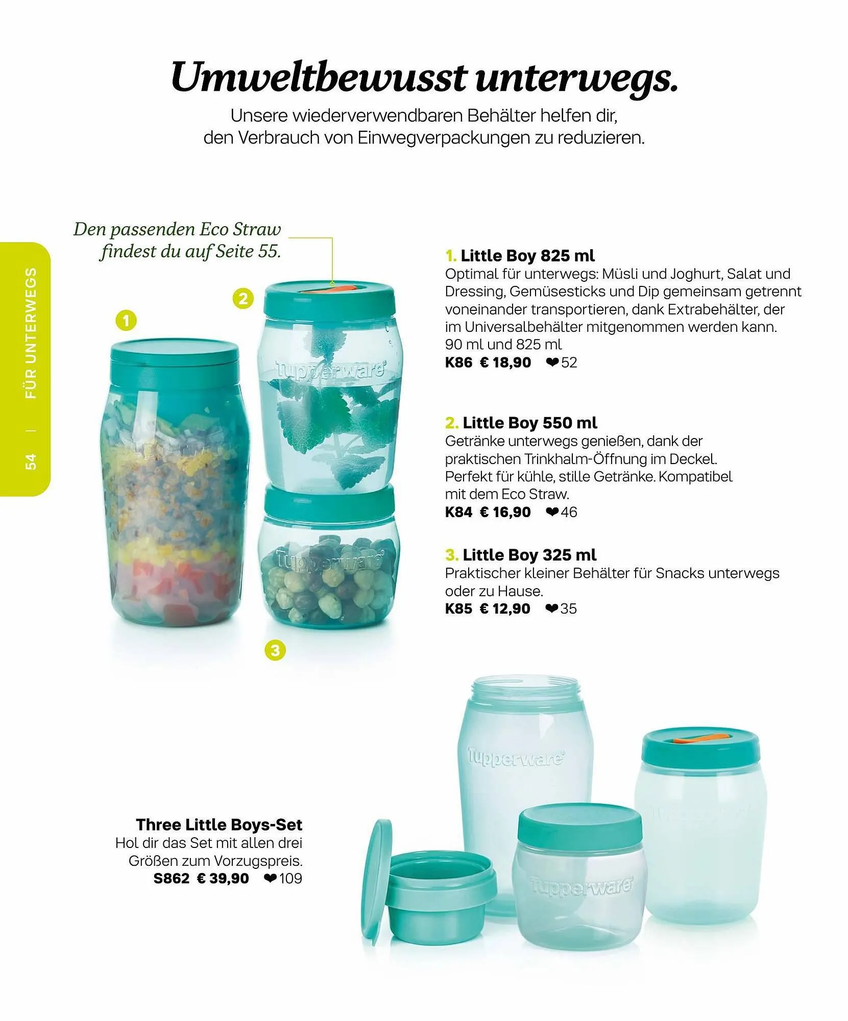 Tupperware Flugblatt von 6. März bis 31. August 2023 - Flugblätt seite  54