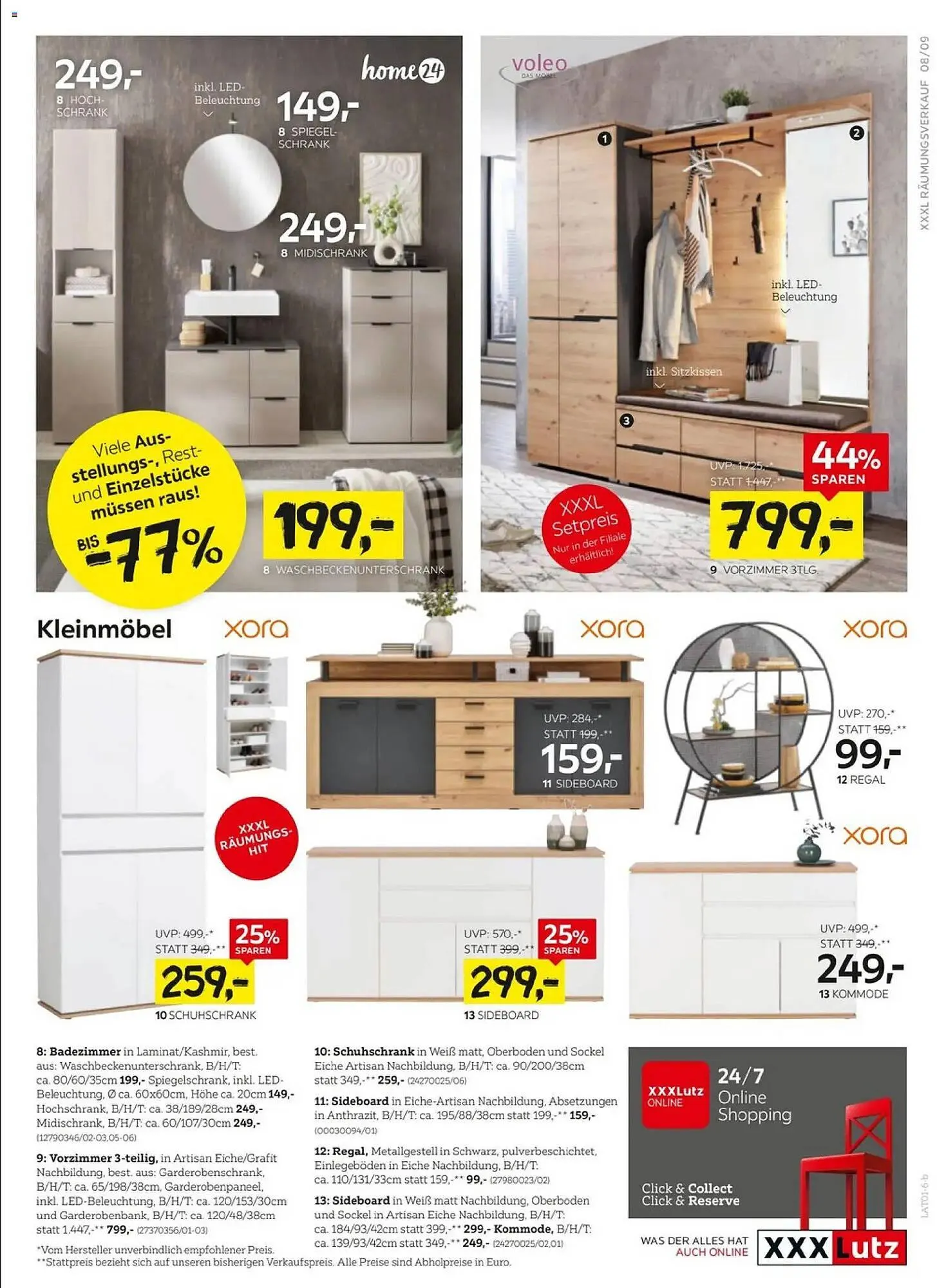 XXXLutz Prospekt von 29. Dezember bis 10. Jänner 2026 - Flugblätt seite  9