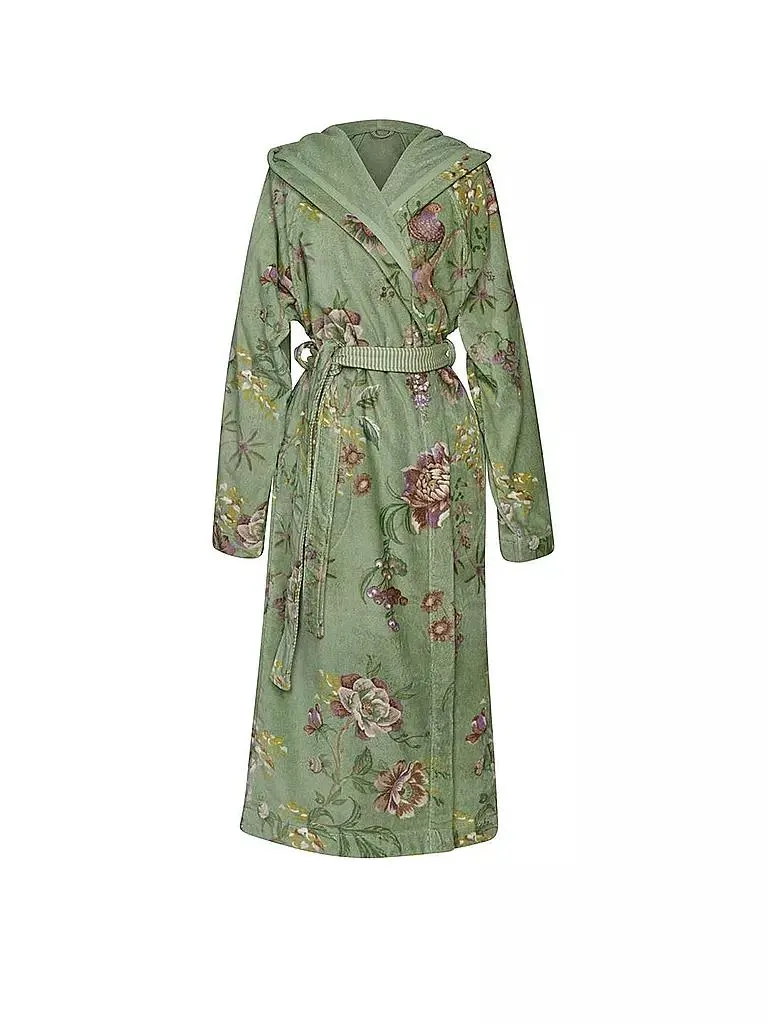 Damen Bademantel SECRET GARDEN Green