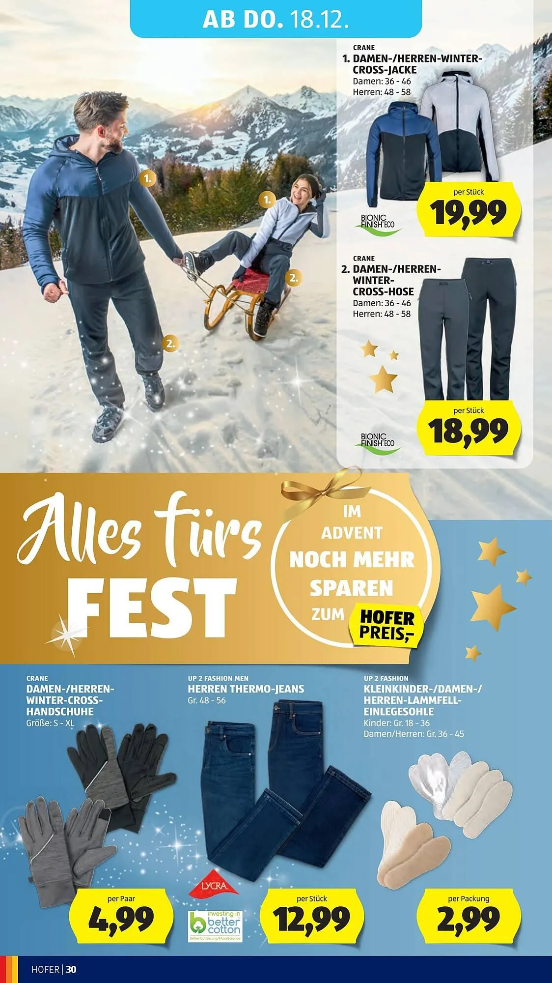 Hofer Flugblatt von 12. Dezember bis 18. Dezember 2025 - Flugblätt seite 42