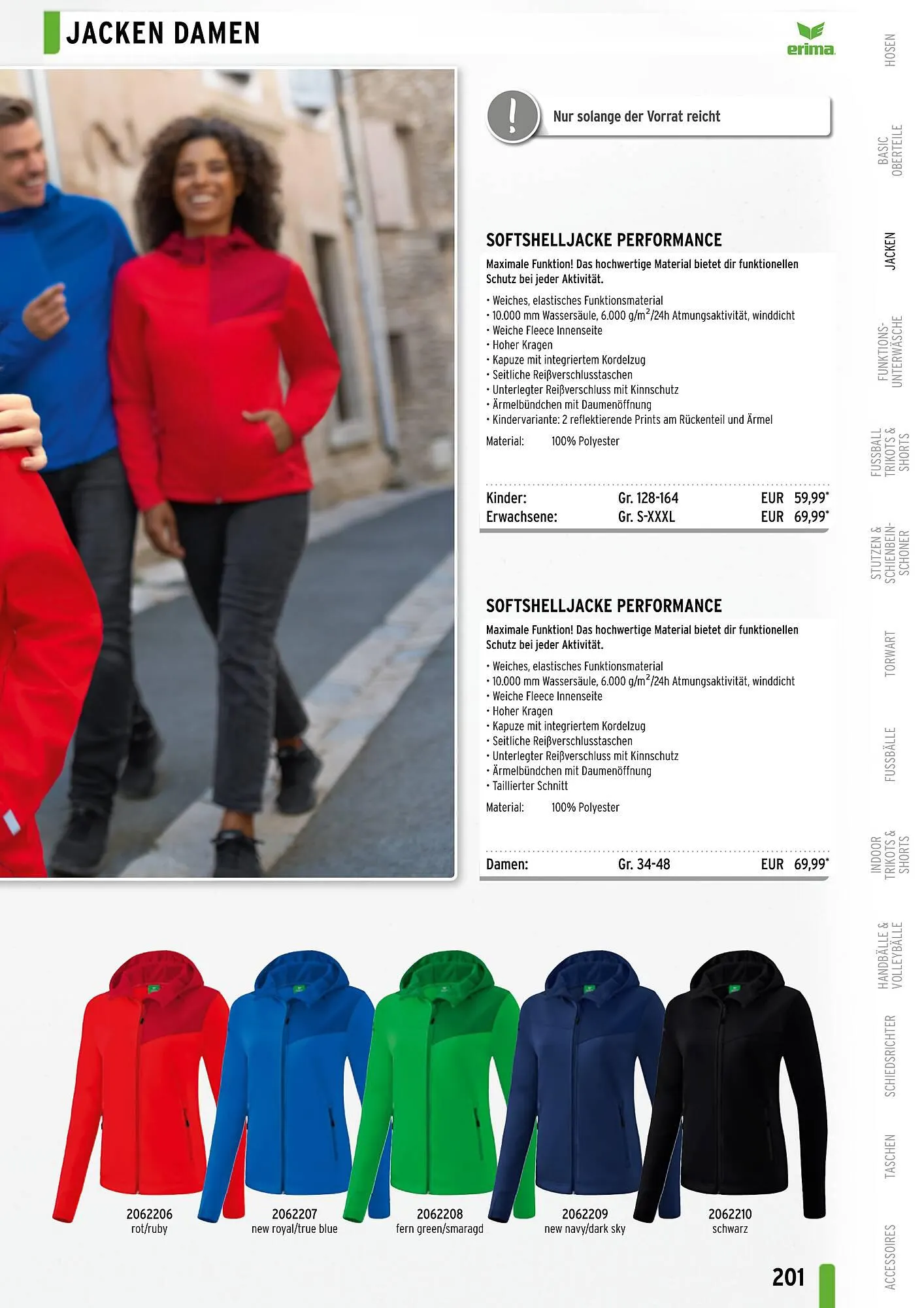ERIMA Flugblatt von 2. Jänner bis 31. Dezember 2024 - Flugblätt seite 201