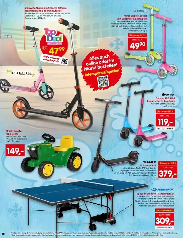 Tolles Angebot für alle Kunden von 29. Oktober bis 12. November 2024 - Flugblätt seite 40