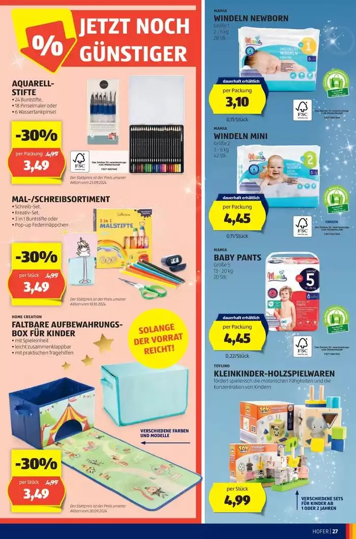 Blättern Sie online im HOFER Flugblatt von 20. November bis 4. Dezember 2024 - Flugblätt seite 31