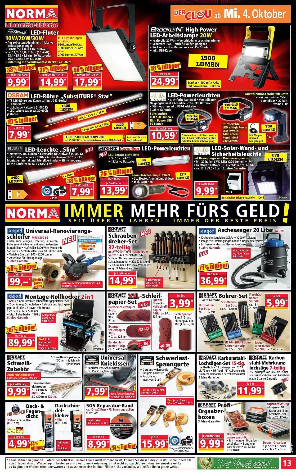 Norma Flugblatt von 2. Oktober bis 7. Oktober 2023 - Flugblätt seite  13