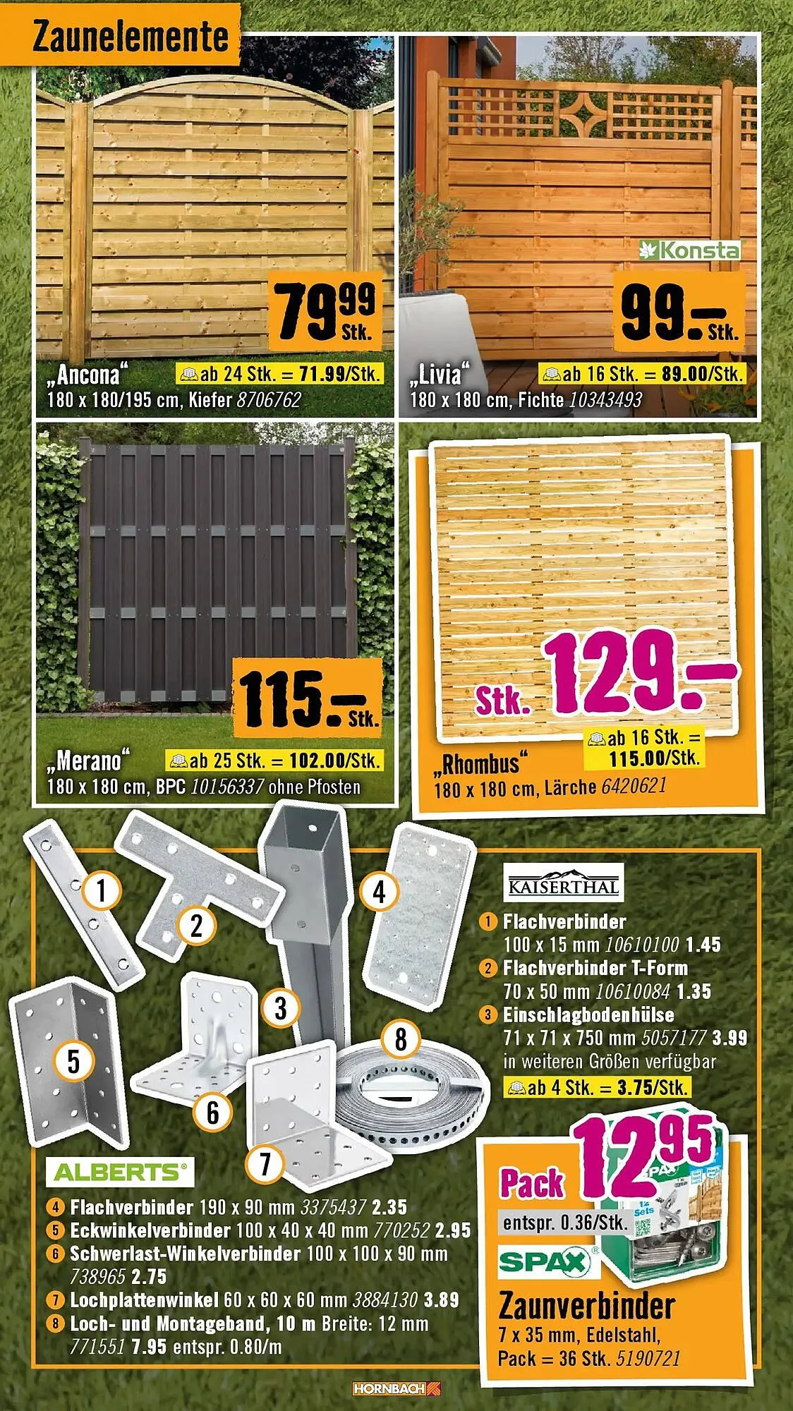 Hornbach Flugblatt von 4. März bis 1. April 2026 - Flugblätt seite  45