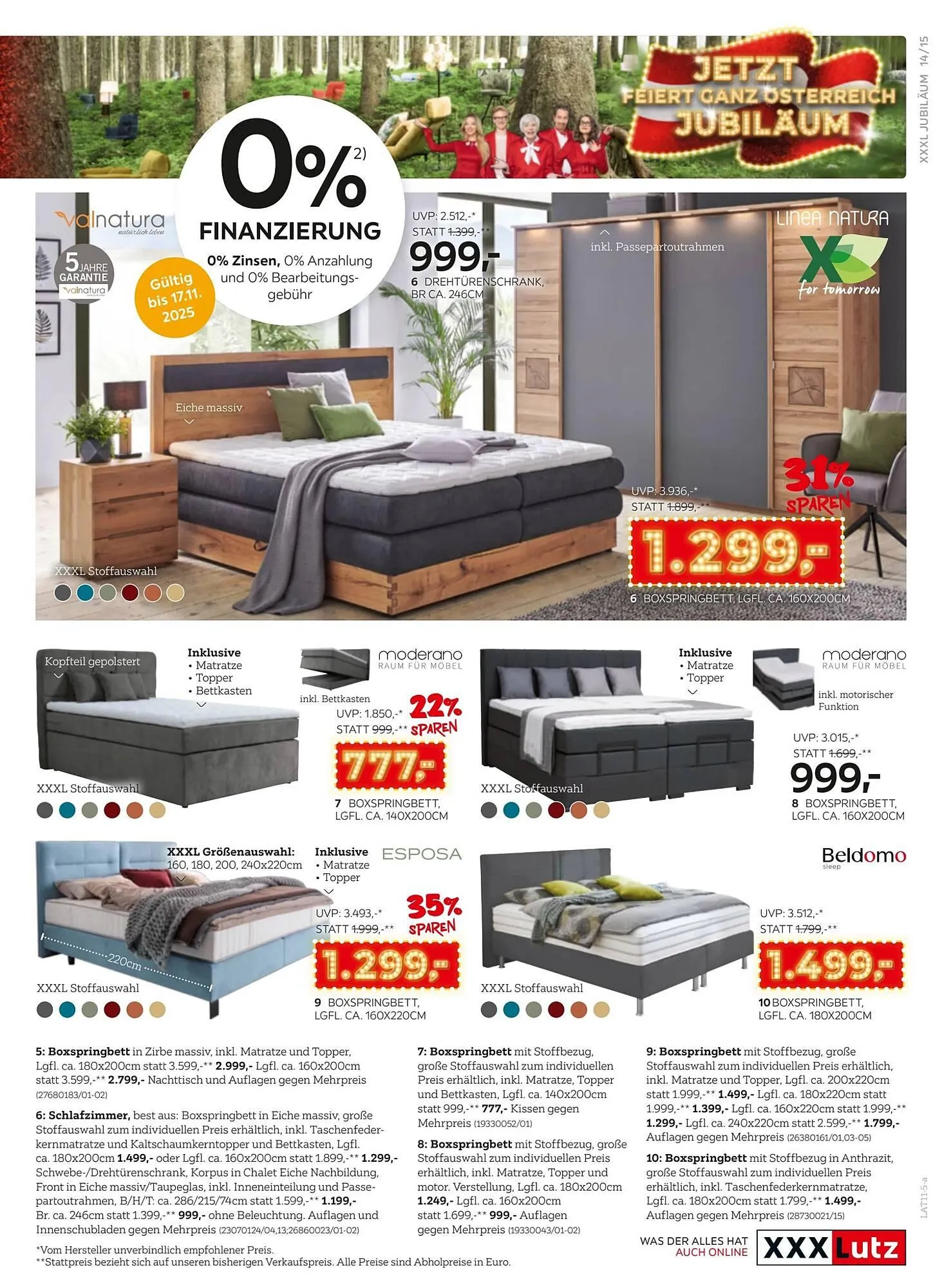 XXXLutz Prospekt von 4. November bis 11. November 2025 - Flugblätt seite  15