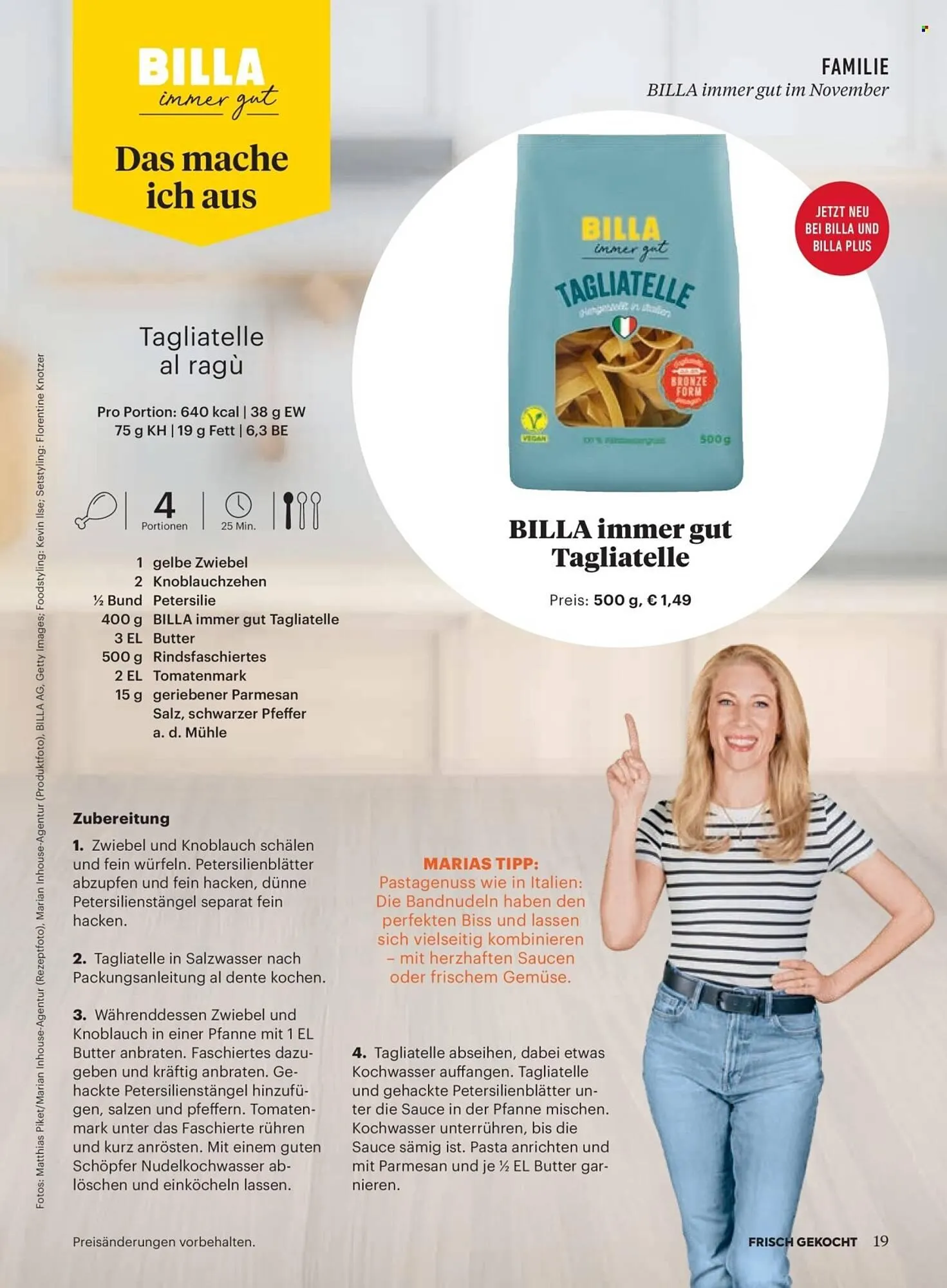 Billa Flugblatt von 1. November bis 30. November 2025 - Flugblätt seite  15