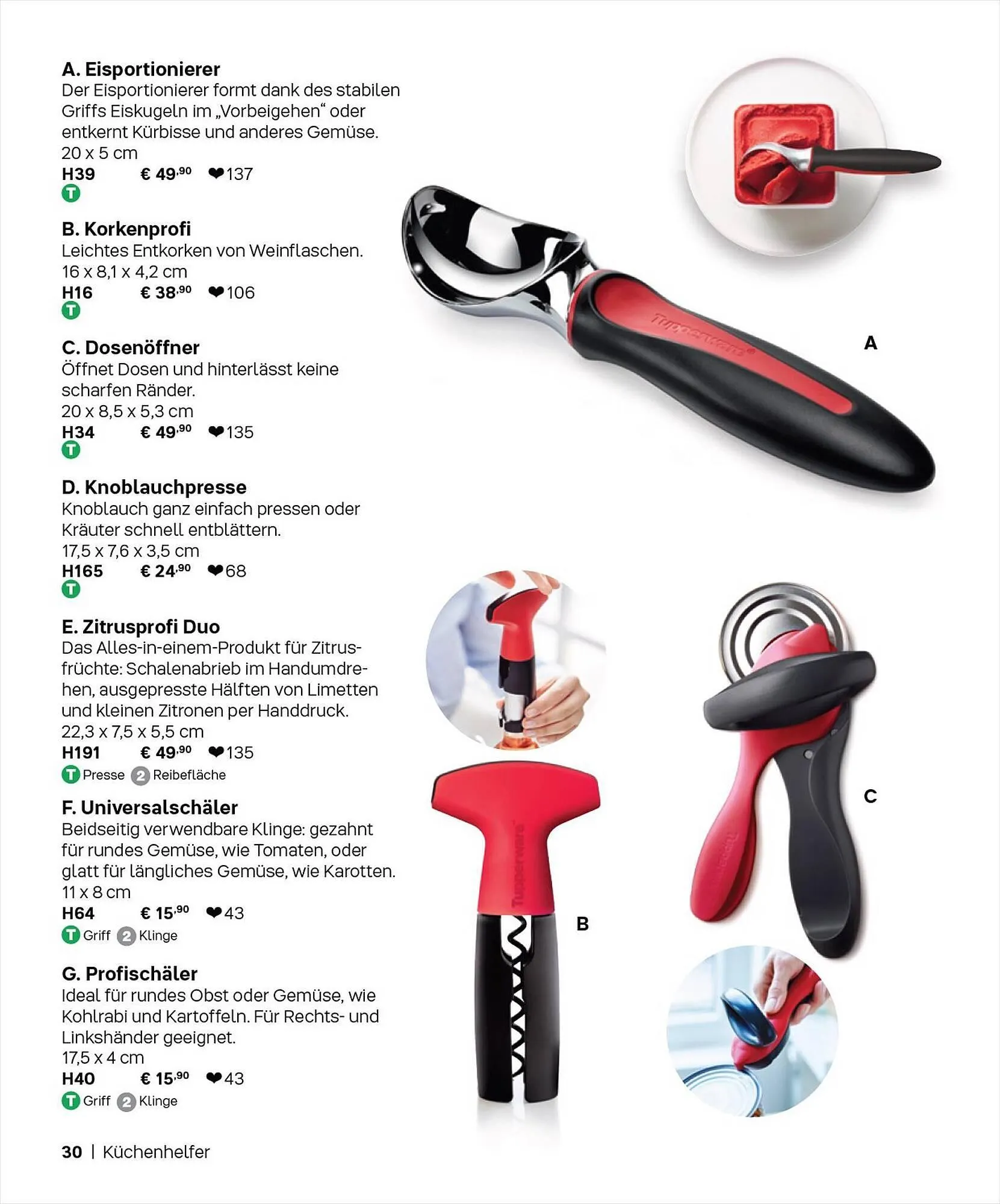 Tupperware Flugblatt von 1. September bis 29. Februar 2024 - Flugblätt seite  30