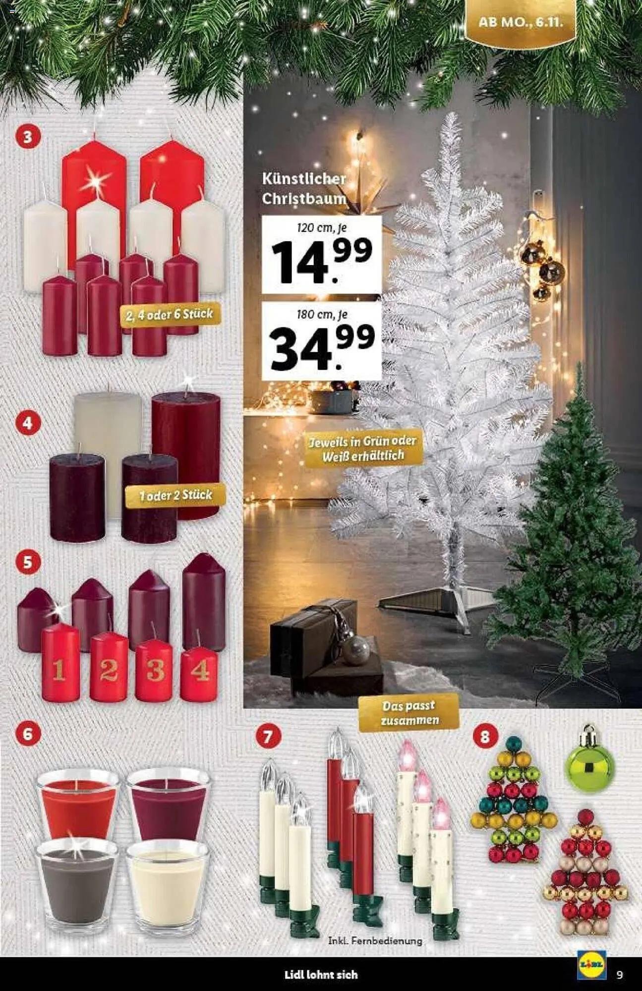 Lidl Flugblatt von 30. Oktober bis 14. Dezember 2023 - Flugblätt seite 9