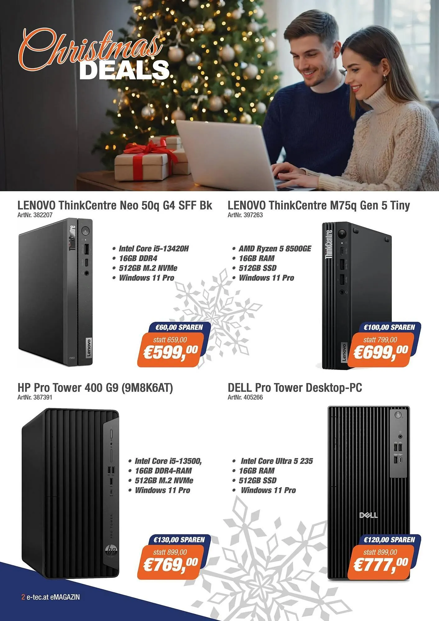 E-tec Flugblatt von 3. Dezember bis 1. Jänner 2026 - Flugblätt seite  2