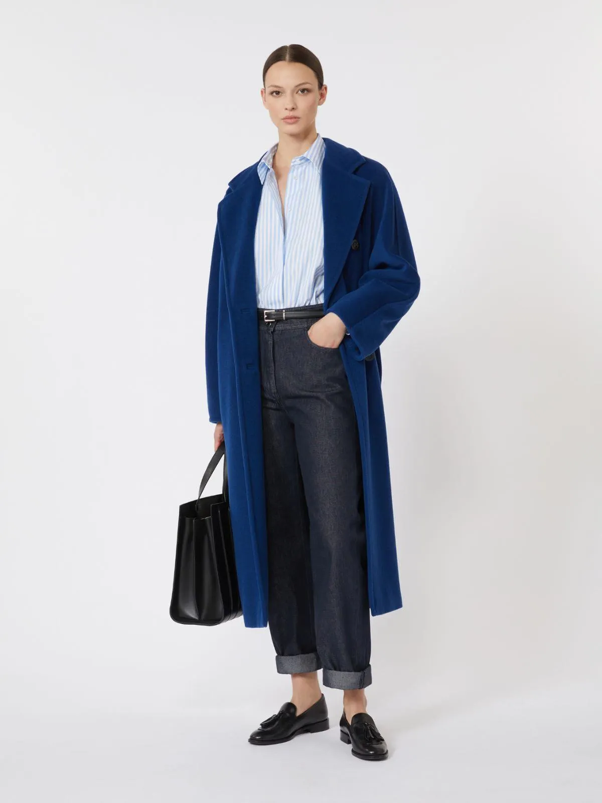 101801 Icon Coat - Chinablau