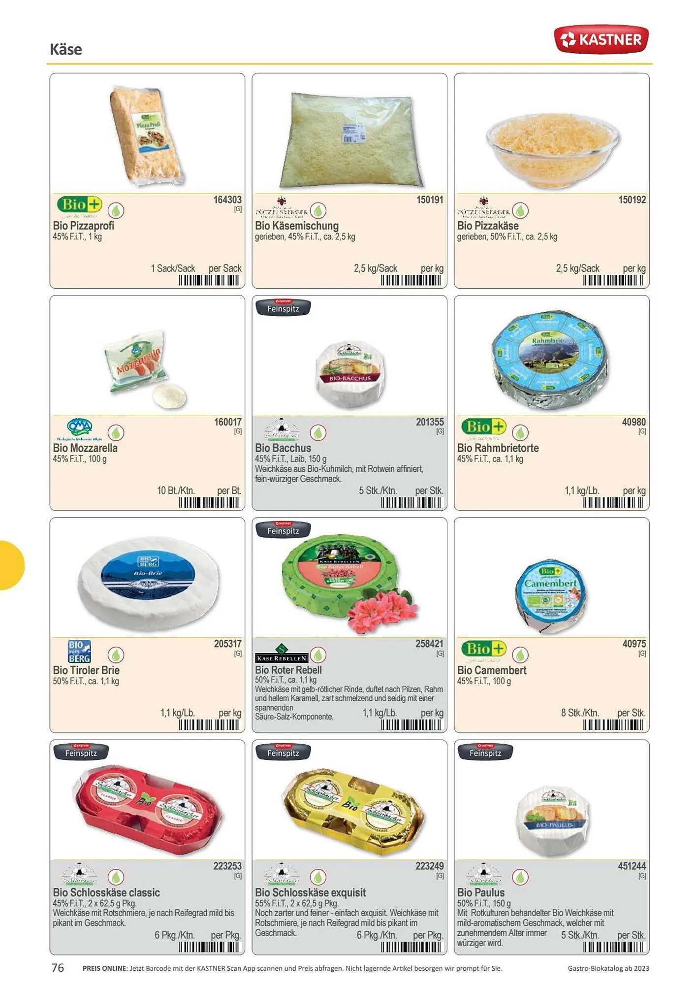 Kastner Flugblatt von 15. September bis 30. Dezember 2023 - Flugblätt seite 78