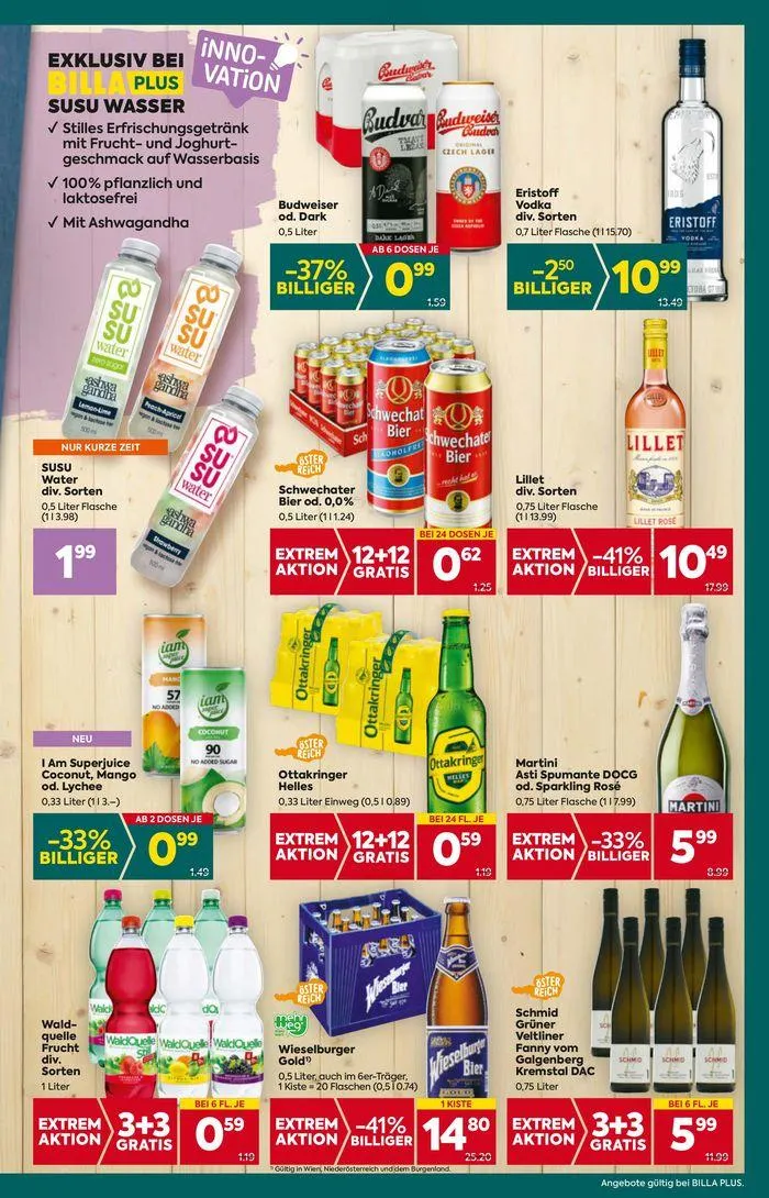 BILLA PLUS Flugblatt von 7. August bis 21. August 2024 - Flugblätt seite 15