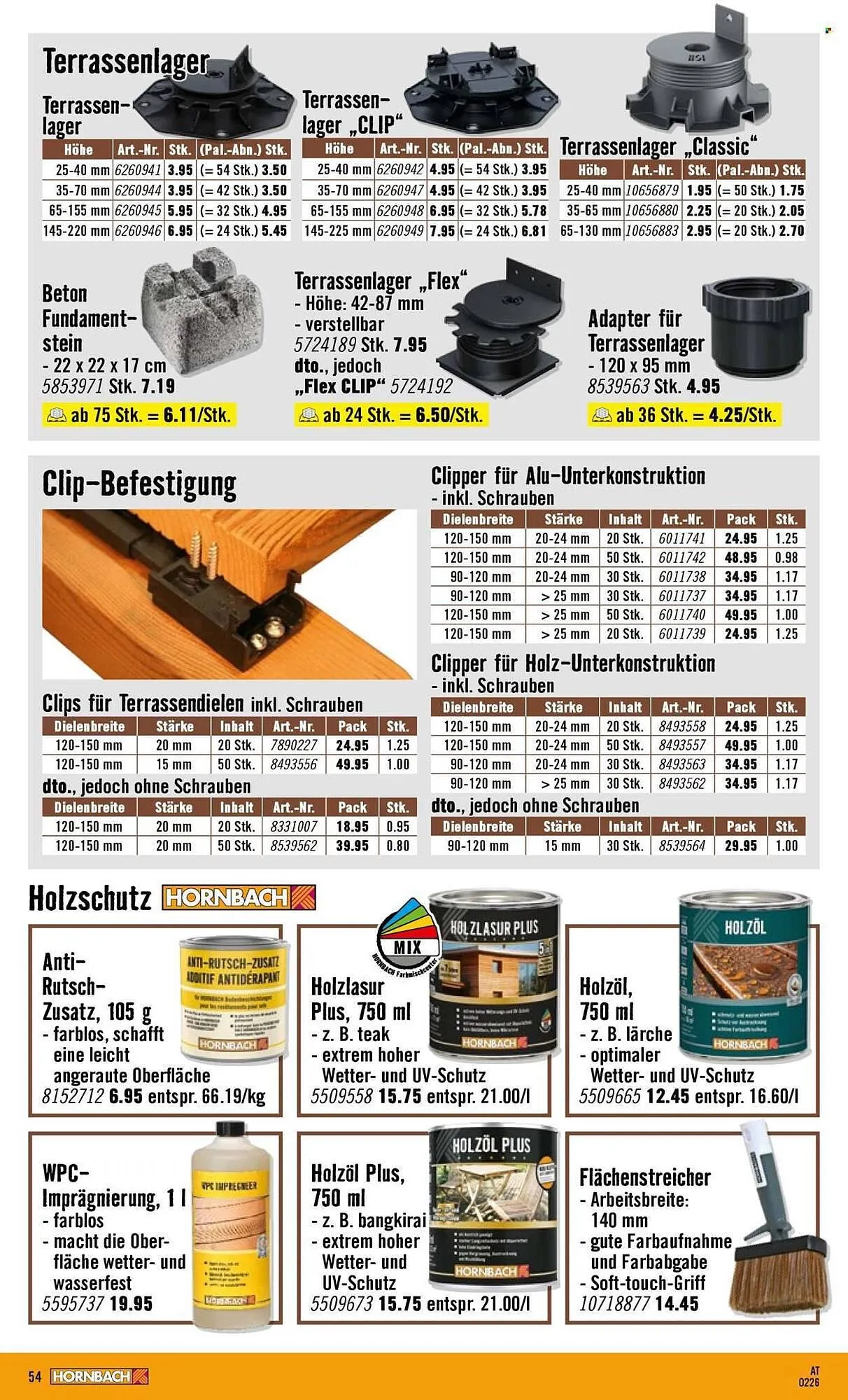 Hornbach Flugblatt von 18. Februar bis 18. März 2026 - Flugblätt seite 54