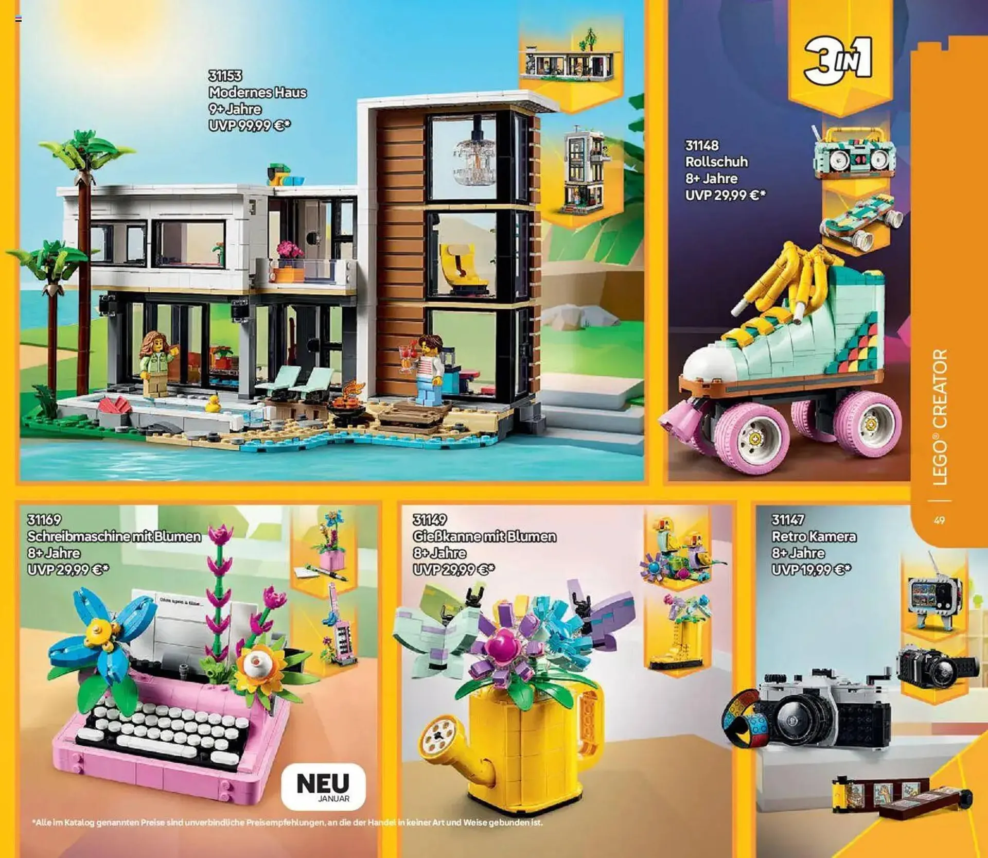 Lego Flugblatt von 3. Jänner bis 4. Juli 2025 - Flugblätt seite  51