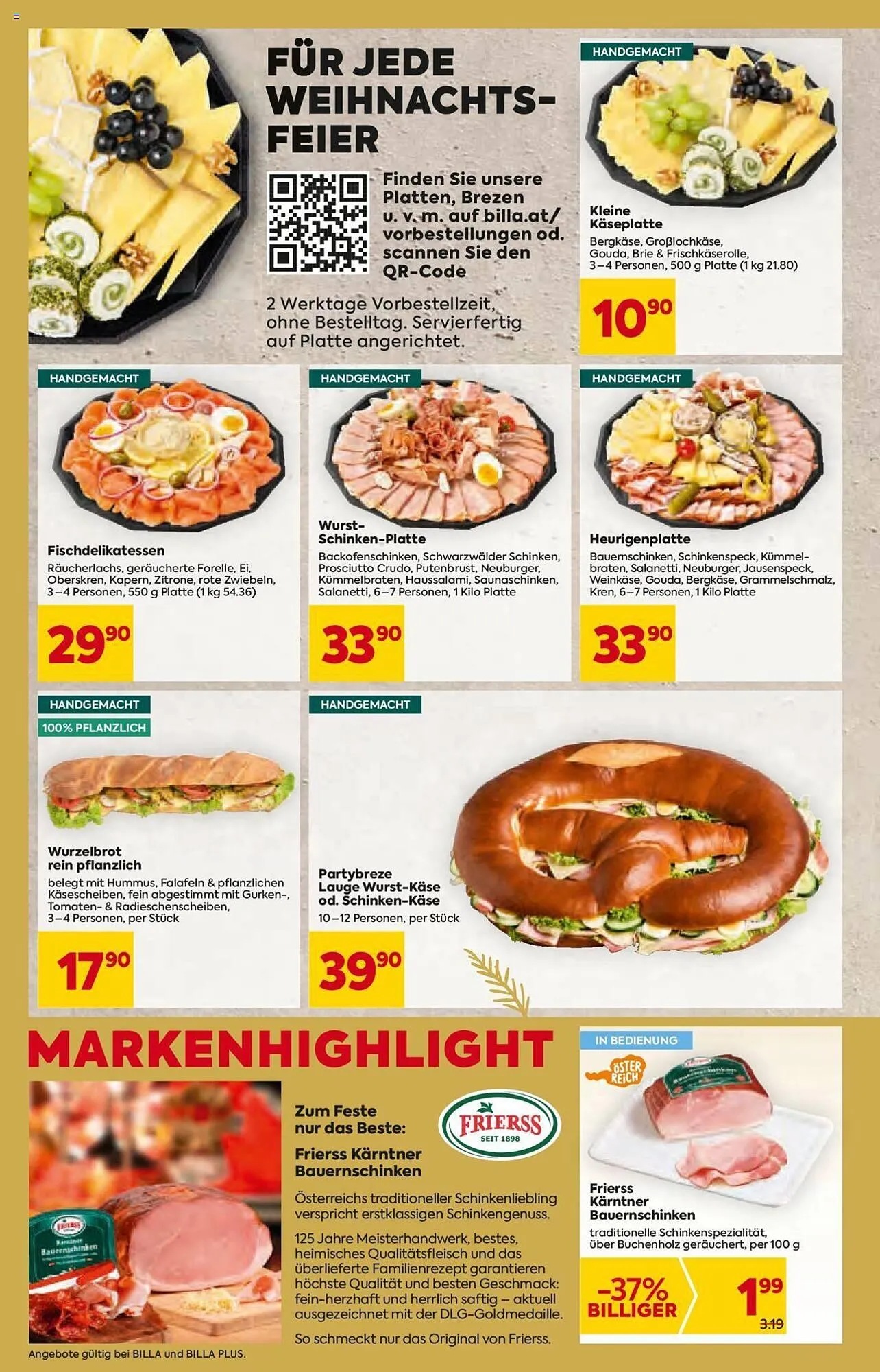 Billa Flugblatt von 7. Dezember bis 13. Dezember 2023 - Flugblätt seite  10