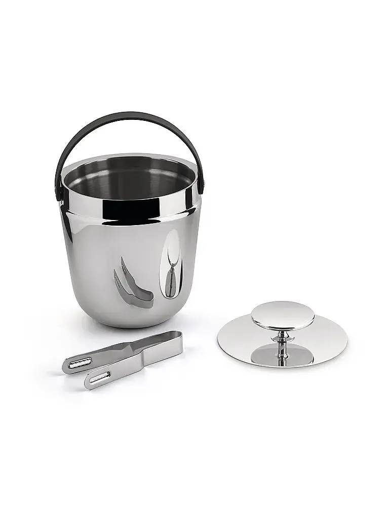 Eiseimer 16cm Design Giulio Iacchetti Edelstahl