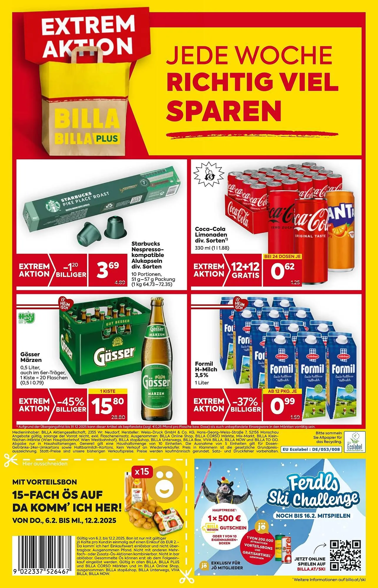 Billa Flugblatt von 6. Februar bis 12. Februar 2025 - Flugblätt seite 20