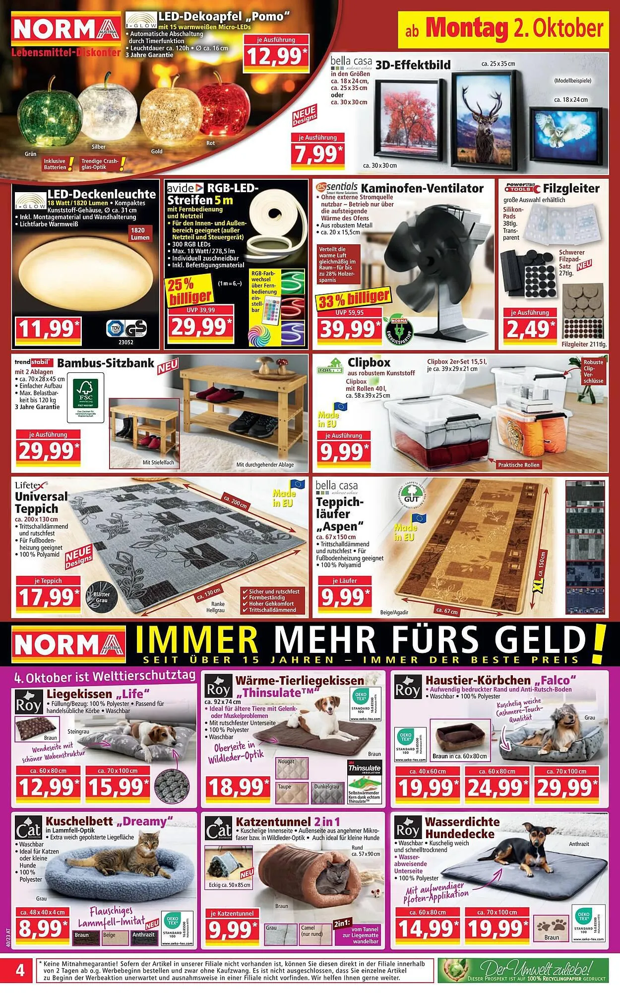 Norma Flugblatt von 2. Oktober bis 7. Oktober 2023 - Flugblätt seite 4