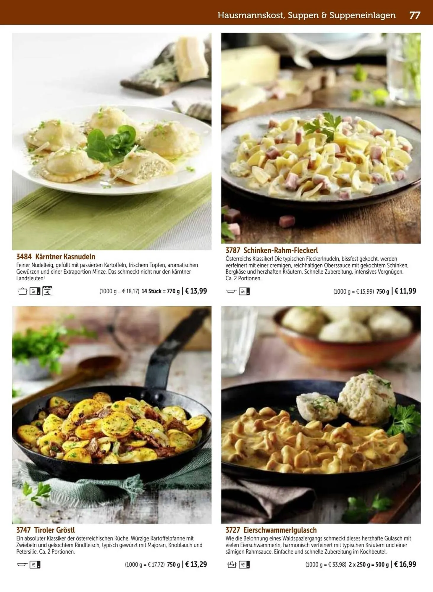 Bofrost Flugblatt von 25. September bis 29. Februar 2024 - Flugblätt seite  77