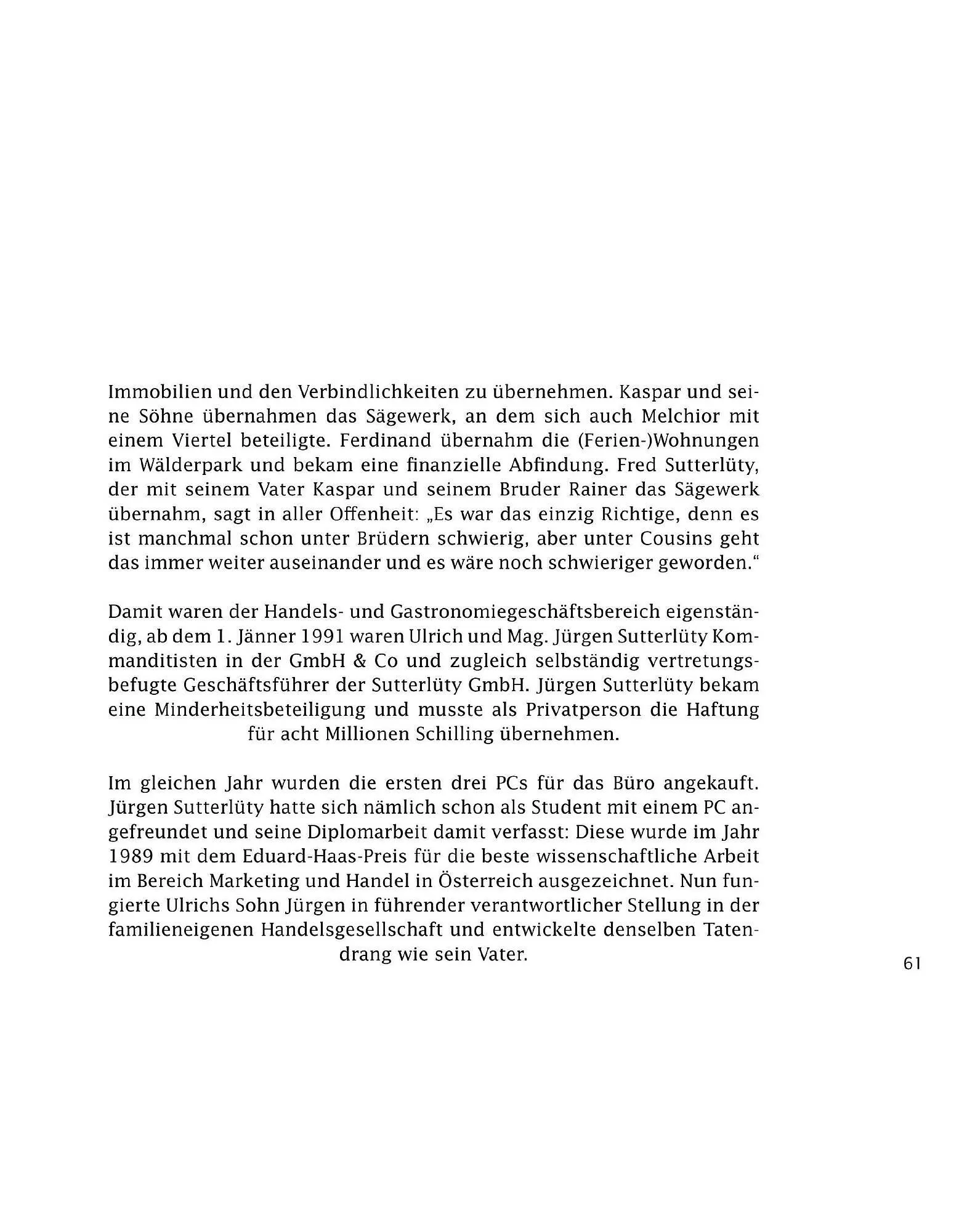 Sutterlüty Flugblatt von 21. Juli bis 31. Dezember 2025 - Flugblätt seite  61