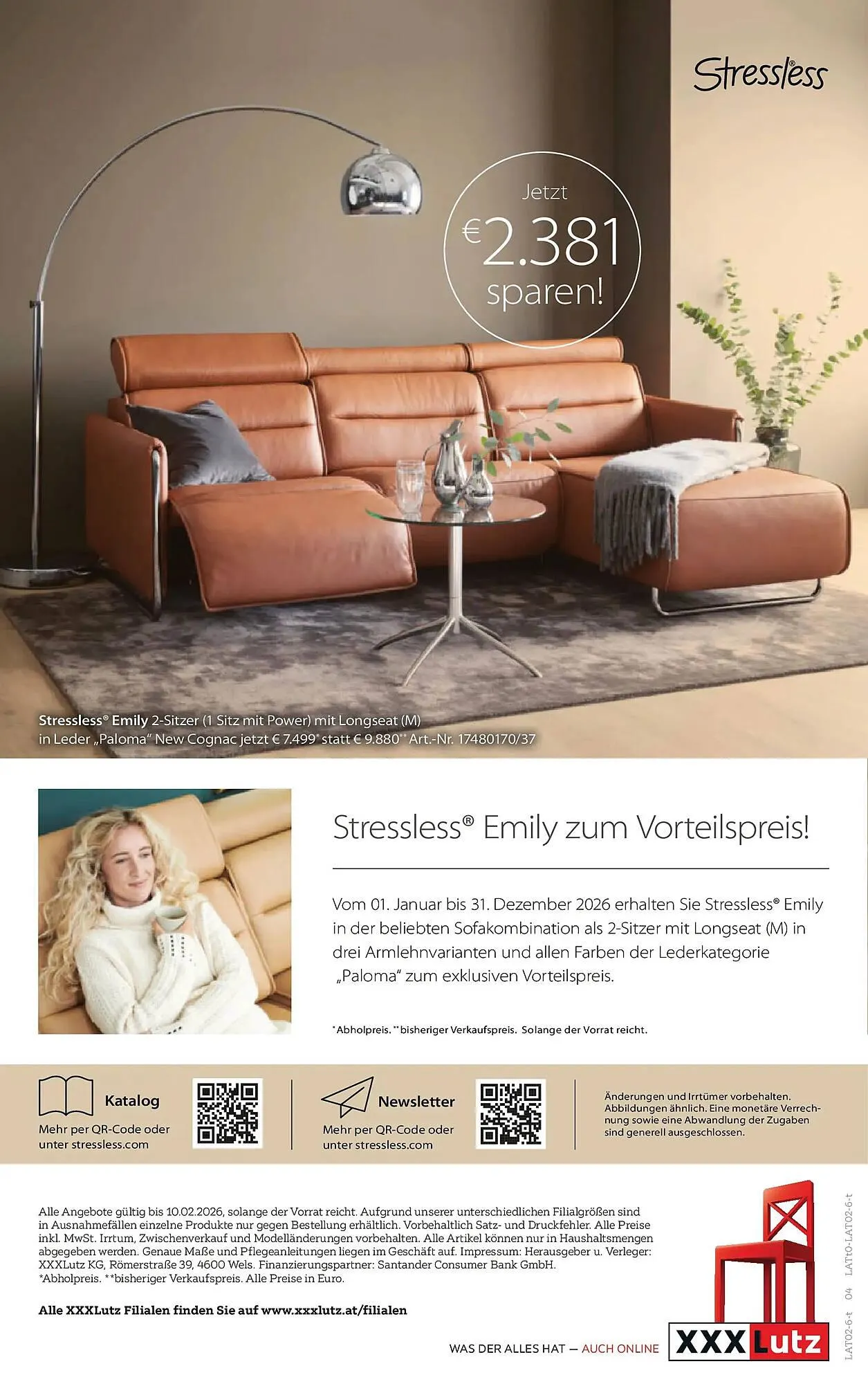 XXXLutz Prospekt von 27. Jänner bis 10. Februar 2026 - Flugblätt seite  4