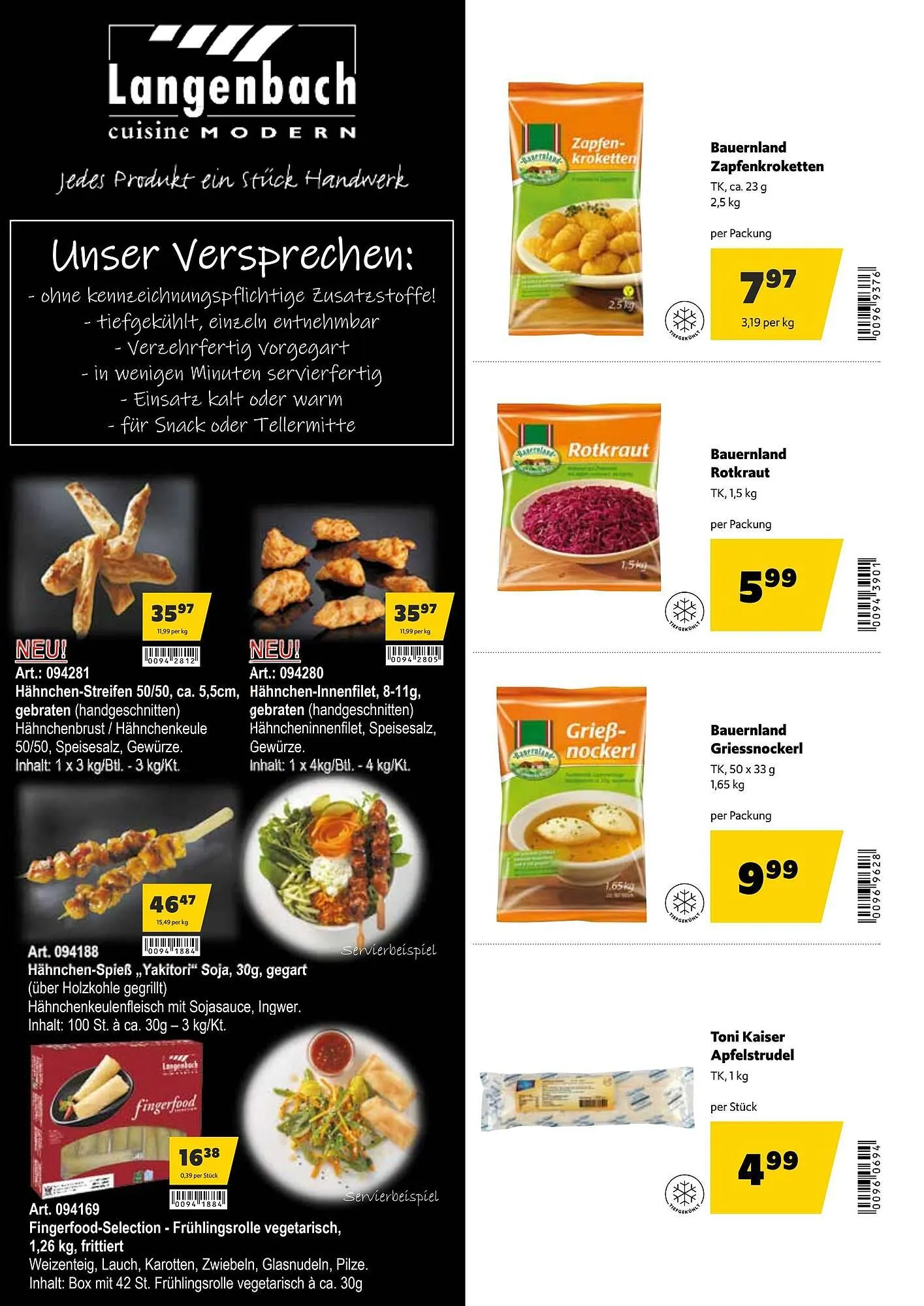 Eurogast Grissemann Flugblatt von 23. März bis 4. April 2026 - Flugblätt seite  22