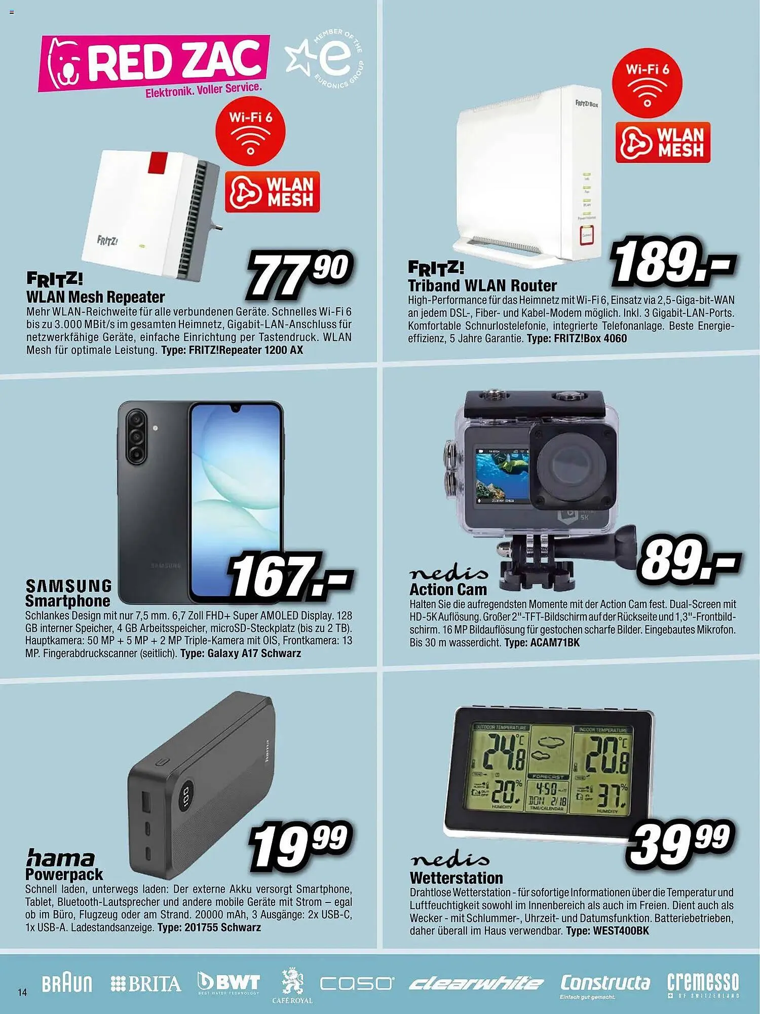 Red Zac Flugblatt von 3. April bis 19. April 2026 - Flugblätt seite  14