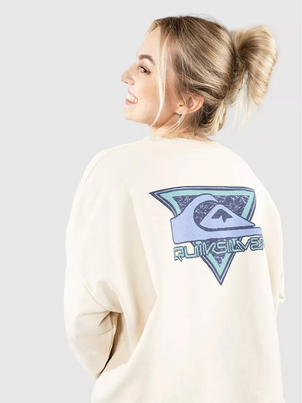 Uni Crop Crew Screen Sweater
